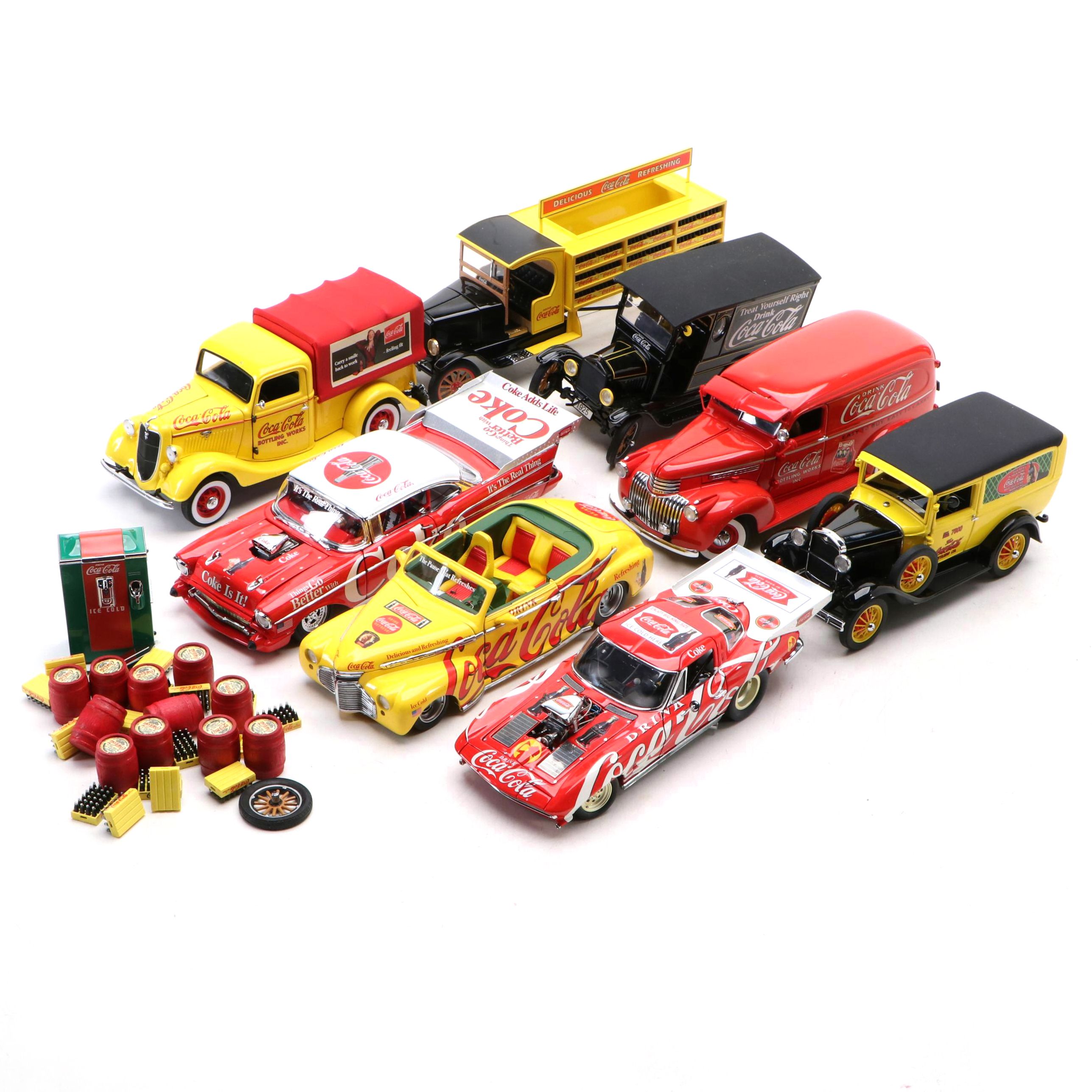 Coca-Cola "1963 Coca-Cola Corvette Pro Mod" and More Diecast Toy Cars