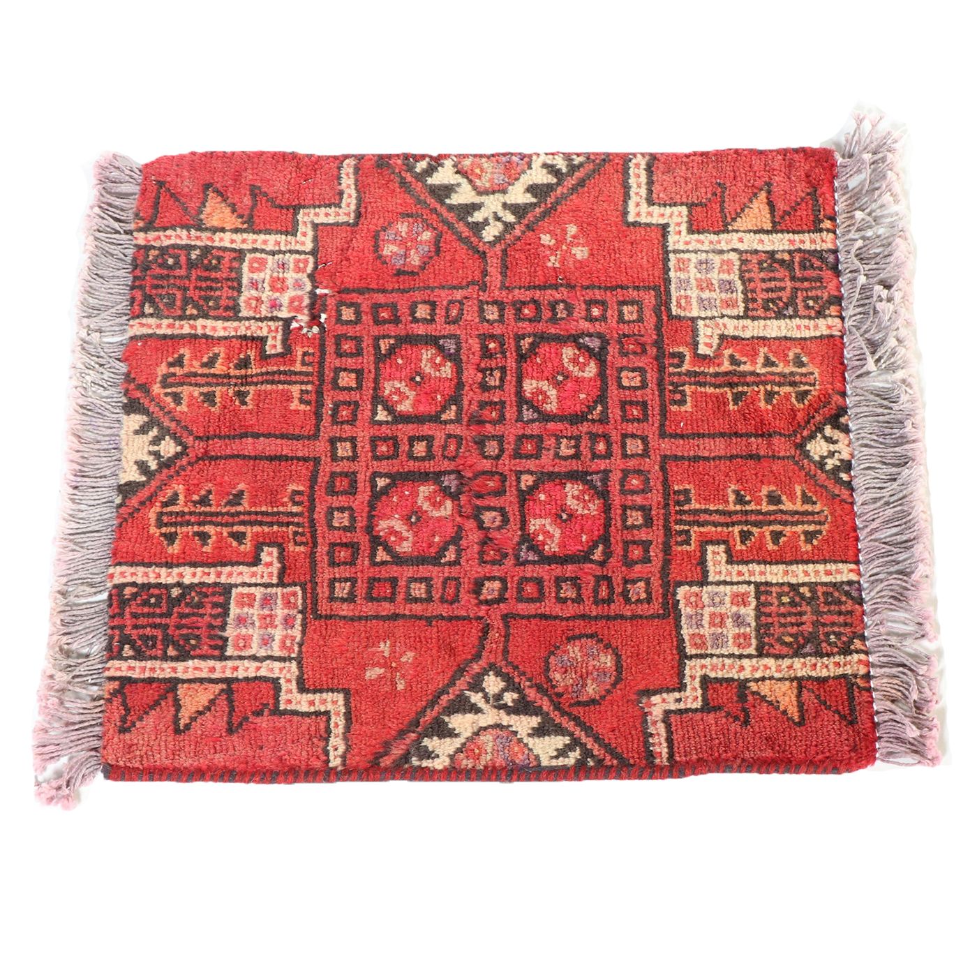 1'8 x 1'10 Hand-Knotted Northwest Persian Floor Mat