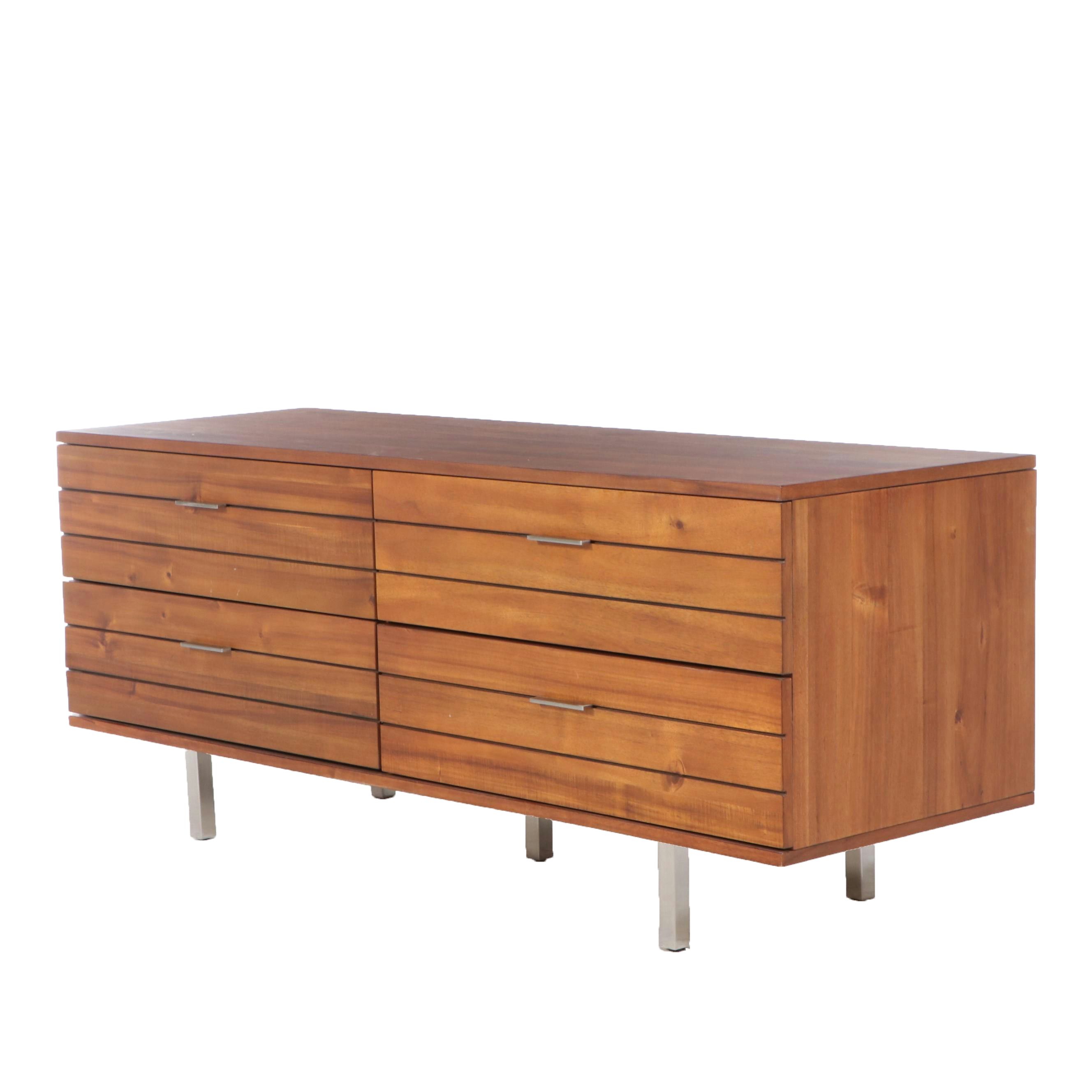 MASHstudios for CB2 Mid Century Modern Style Linear Chest of Drawers