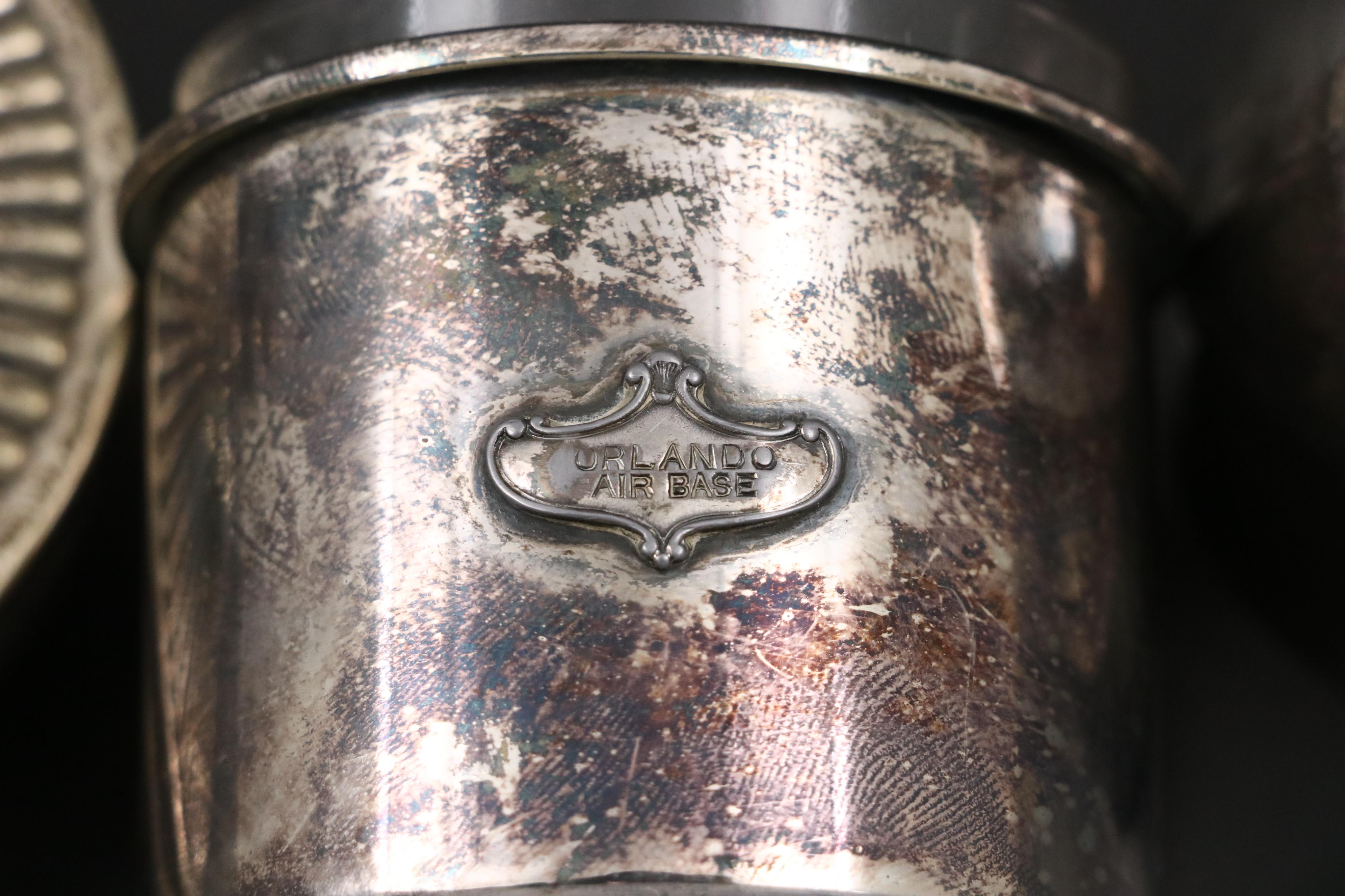 Italin Silver Horn Charm with Wheat Sheaf and Other Boxes