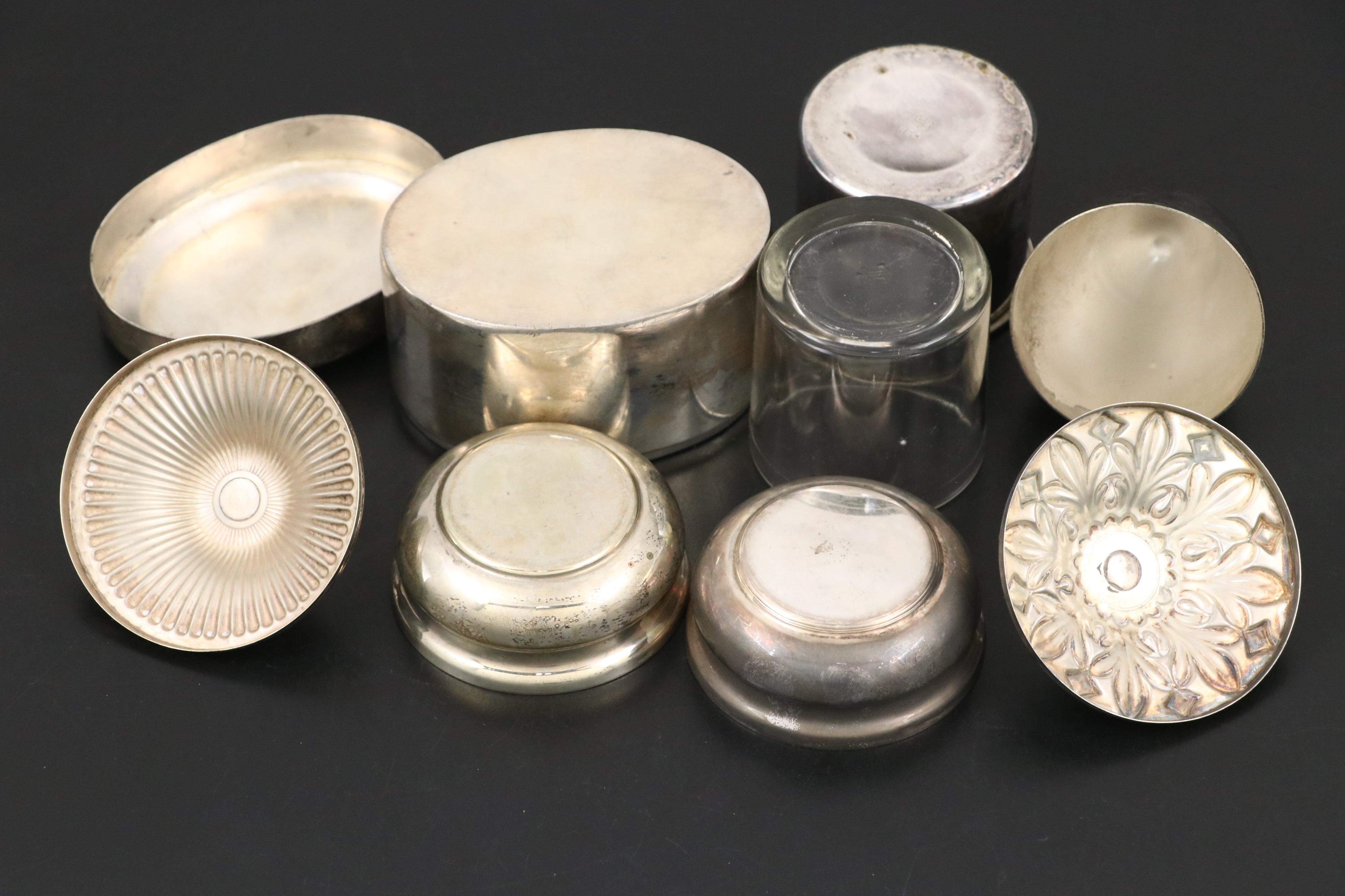 Italin Silver Horn Charm with Wheat Sheaf and Other Boxes