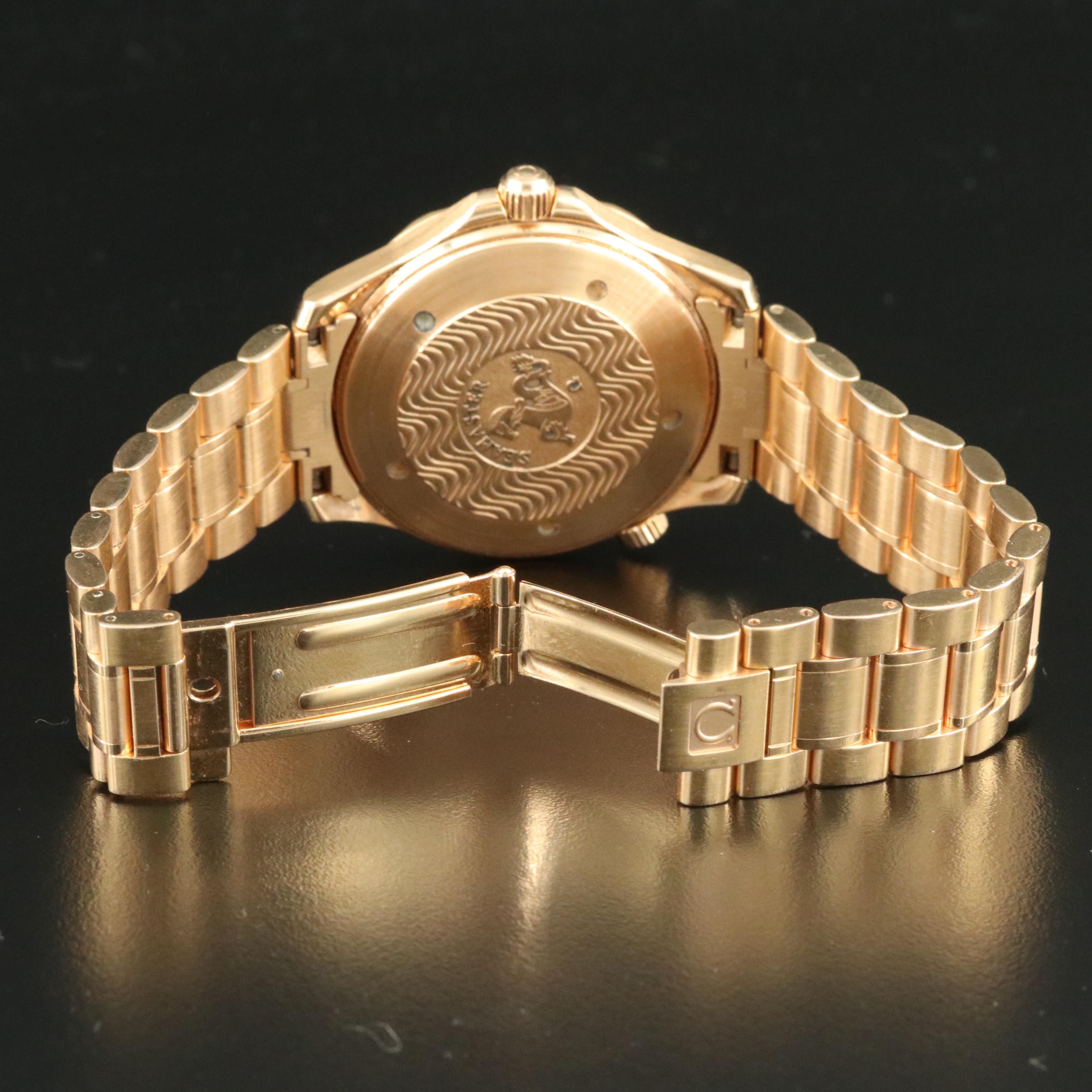 Omega Seamaster 2136.50.00 18K Gold 41mm Automatic Watch