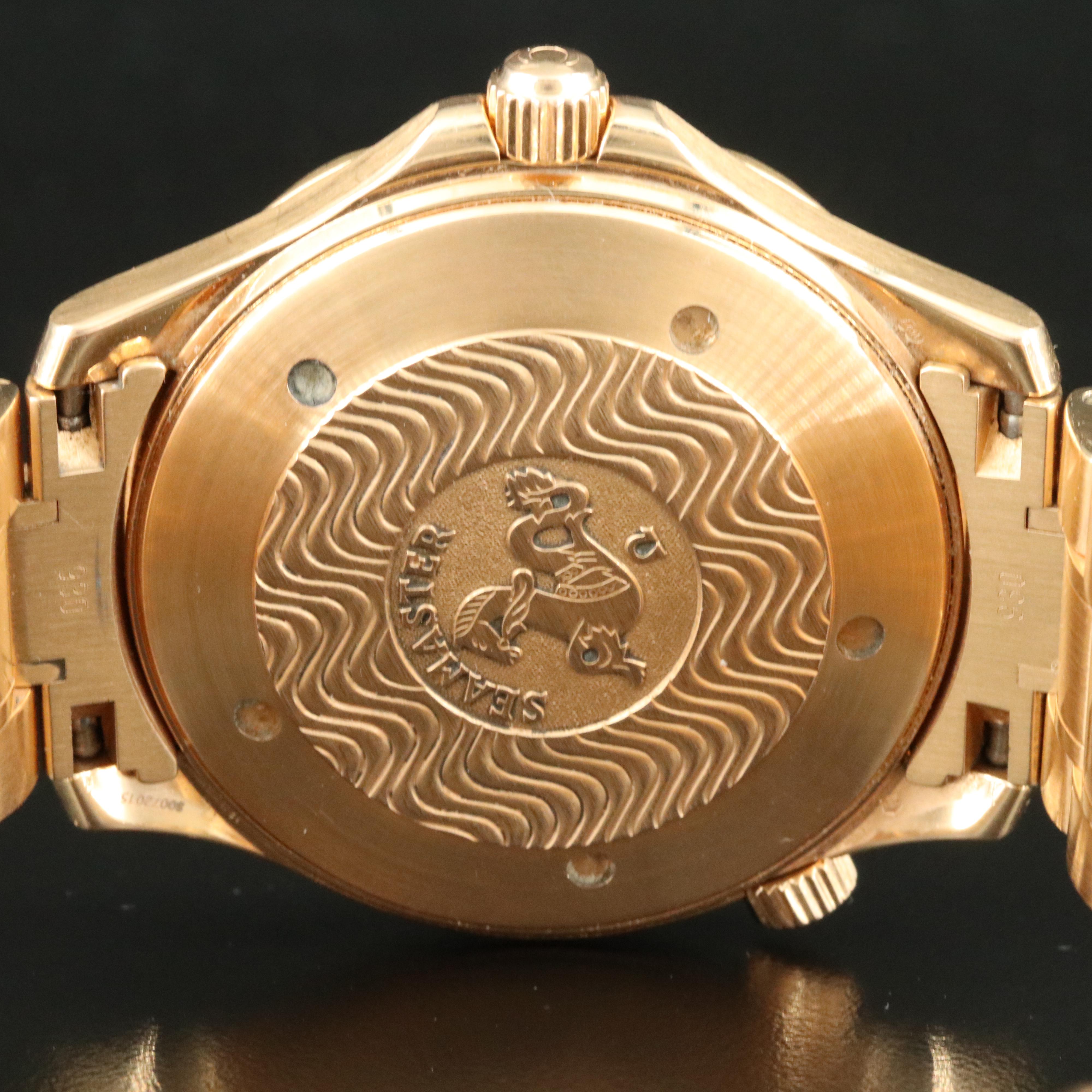 Omega Seamaster 2136.50.00 18K Gold 41mm Automatic Watch