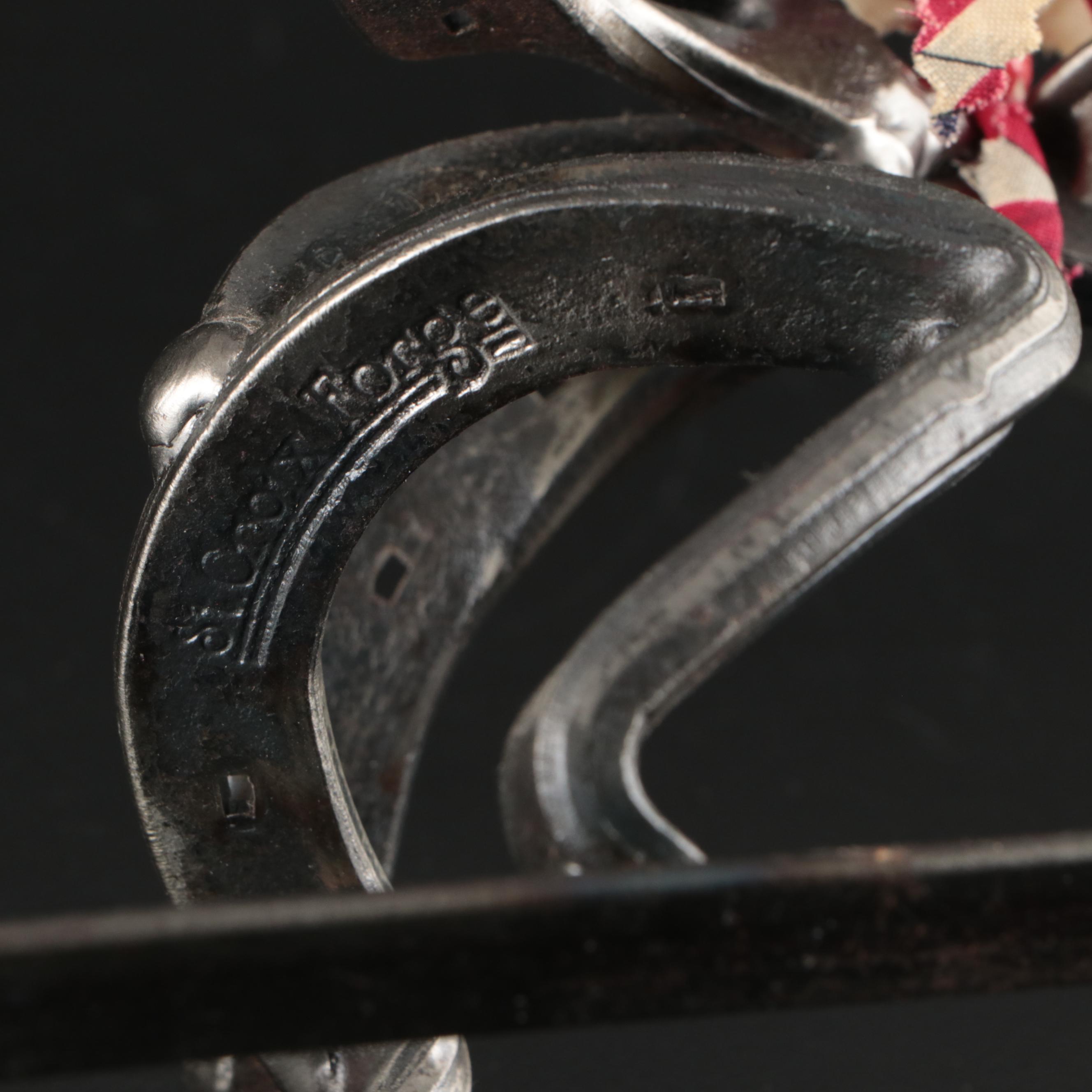 Handmade Metal Horseshoe Skier Sculpture and Other