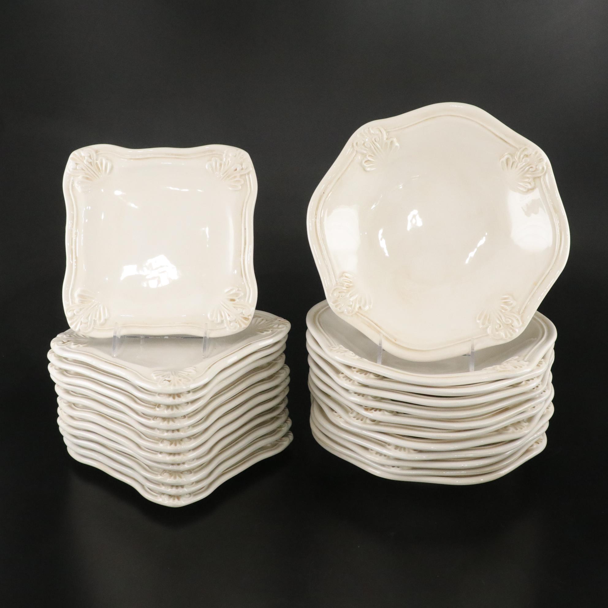 Vietri "Portobello" Stoneware Dinner Service