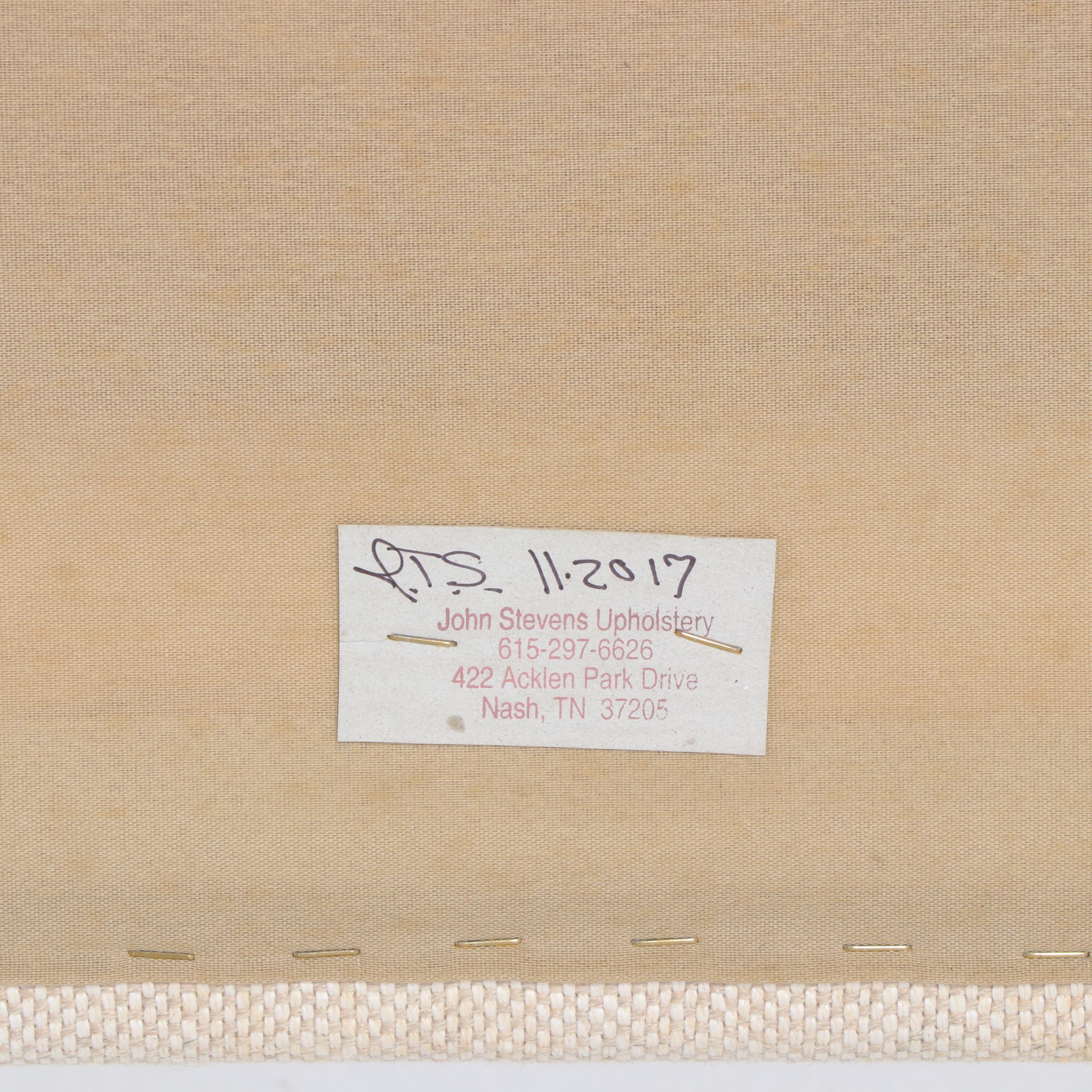 Contemporary Custom Upholstered Queen Size Headboard with Floral Bedding Set