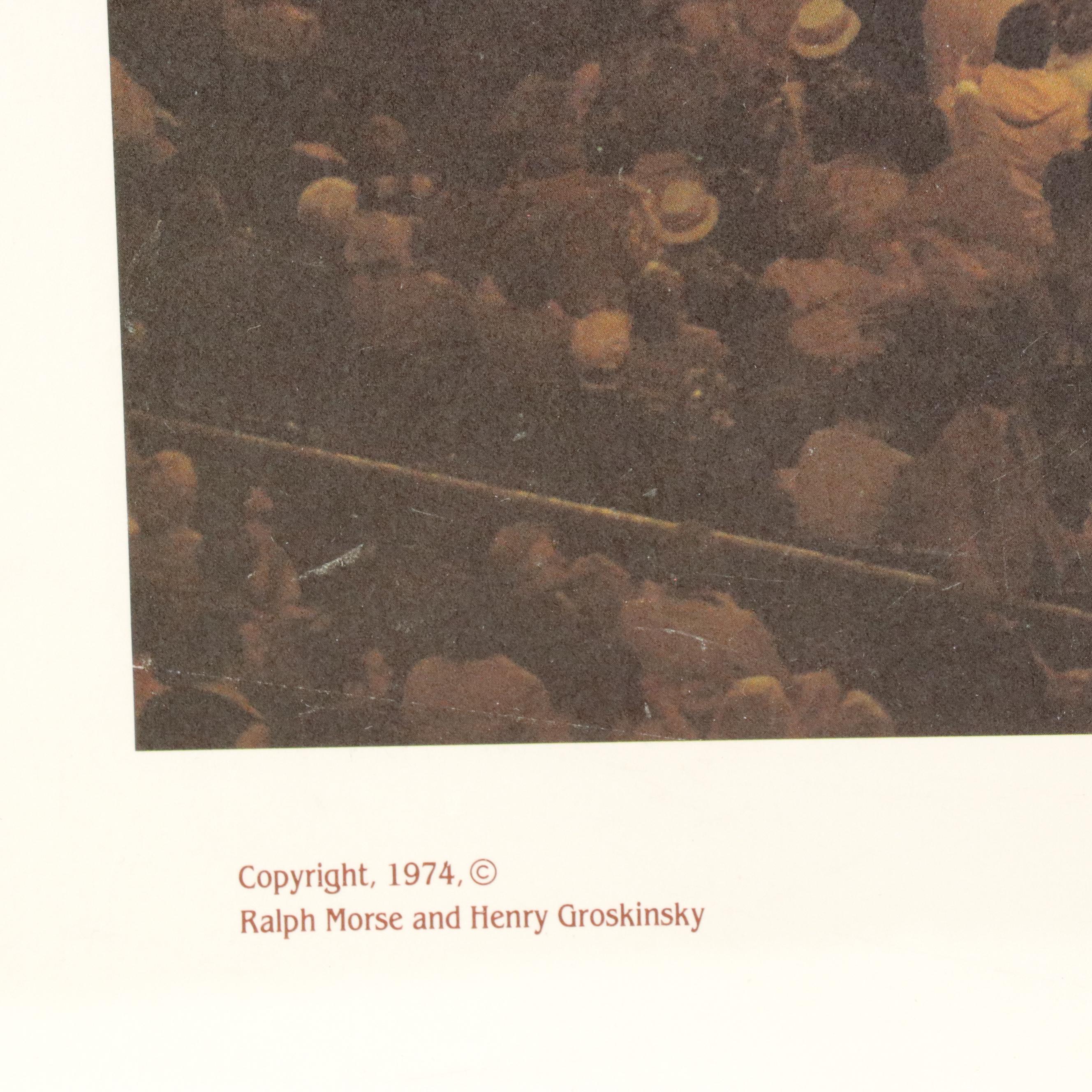 Hank Aaron Signed Limited Edition "Number 715" Atlanta Braves Framed Print