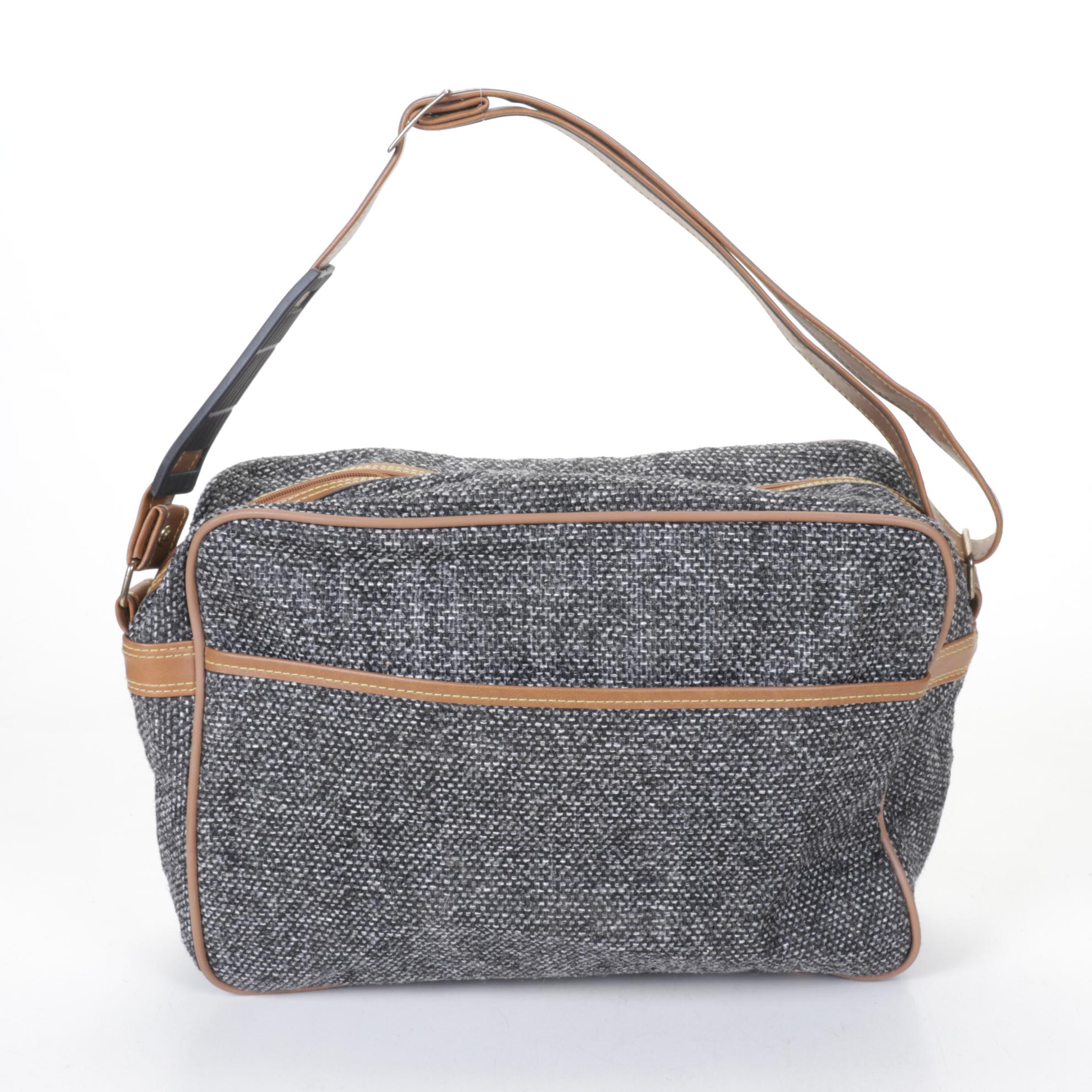 Amelia Earhart Tweed Luggage Shoulder Bag