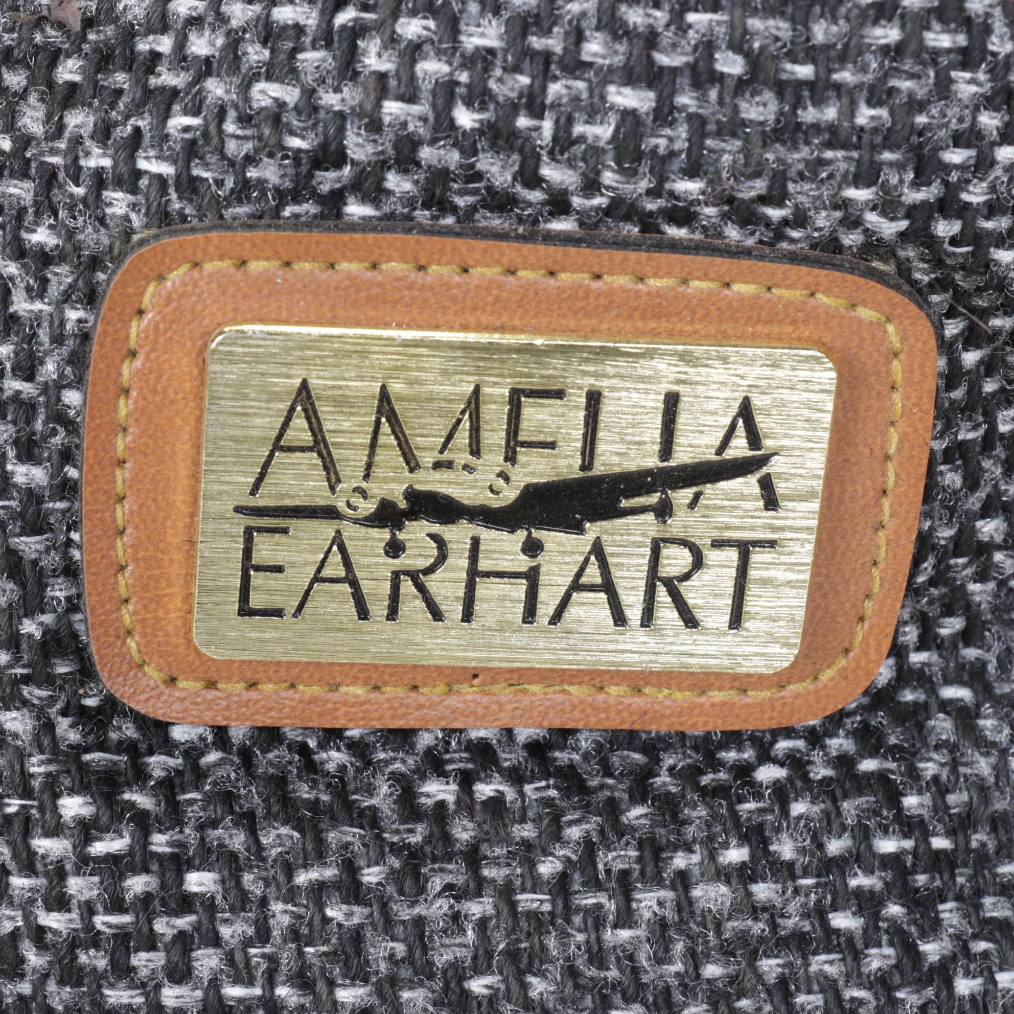 Amelia Earhart Tweed Luggage Shoulder Bag