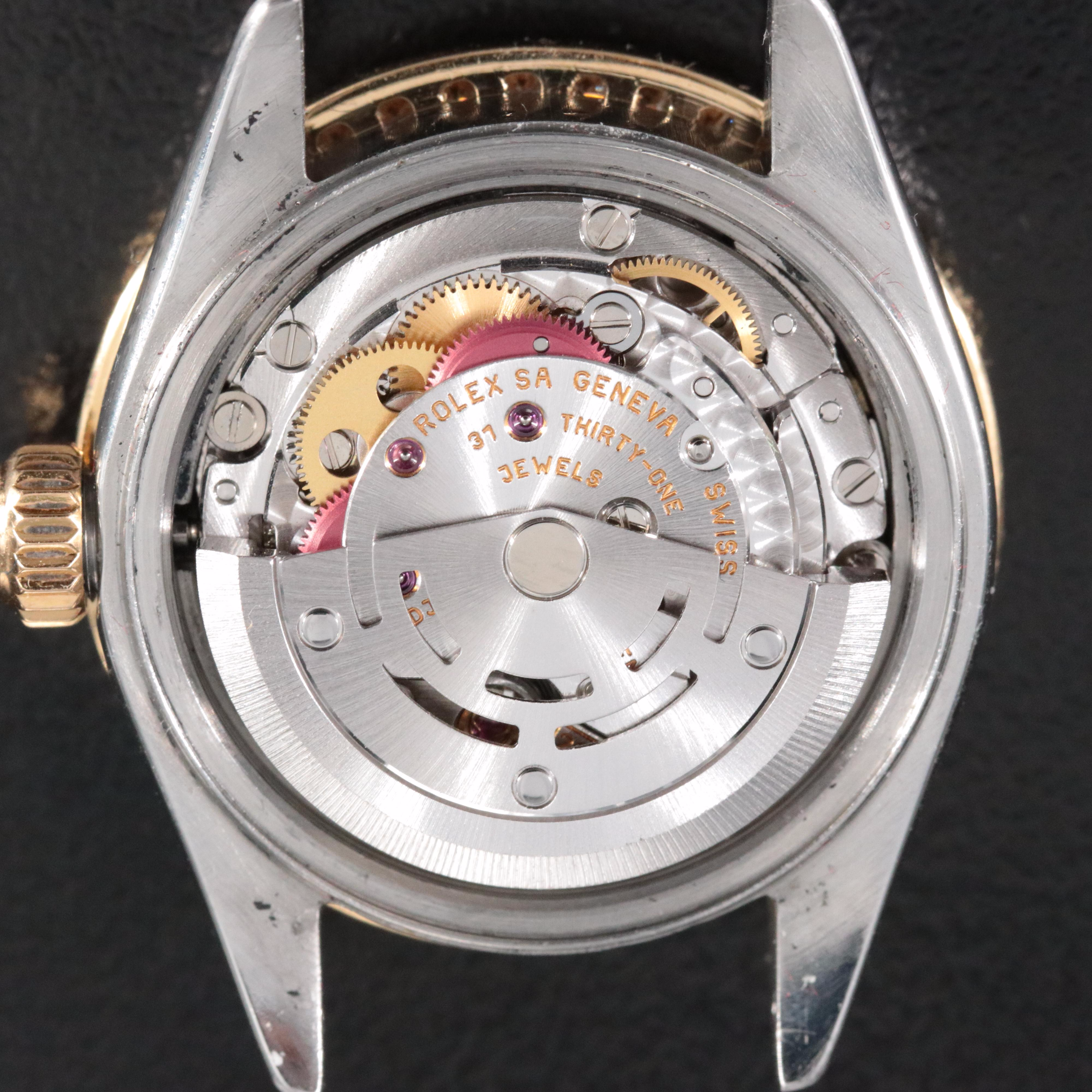 2000 Rolex Custom Diamond Dial and Bezel Lady-Datejust Watch