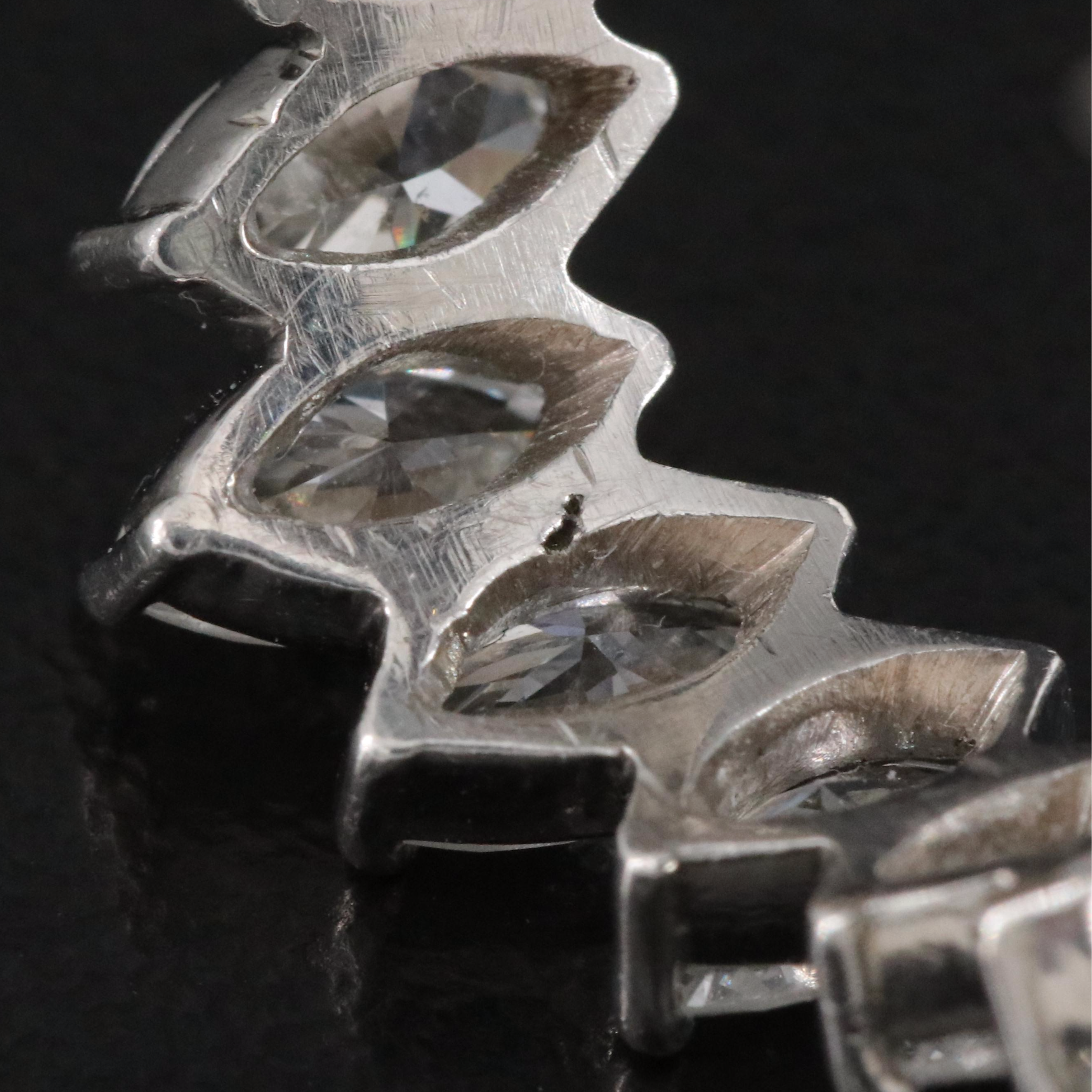 Platinum 3.40 CTW Diamond Contoured Eternity Band