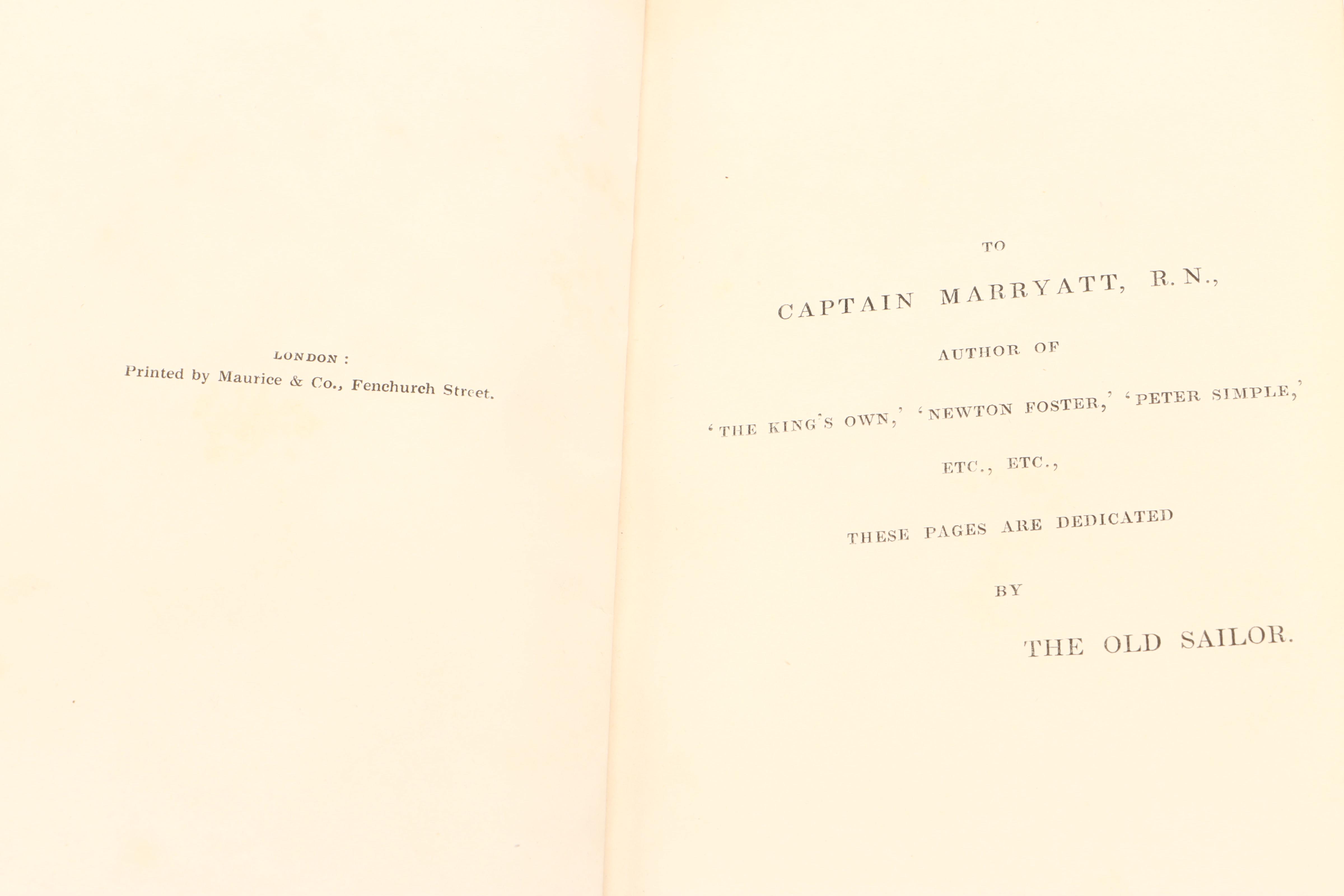 George Cruikshank Illustrated "Tough Yarns" by Matthew Henry Barker, 1835