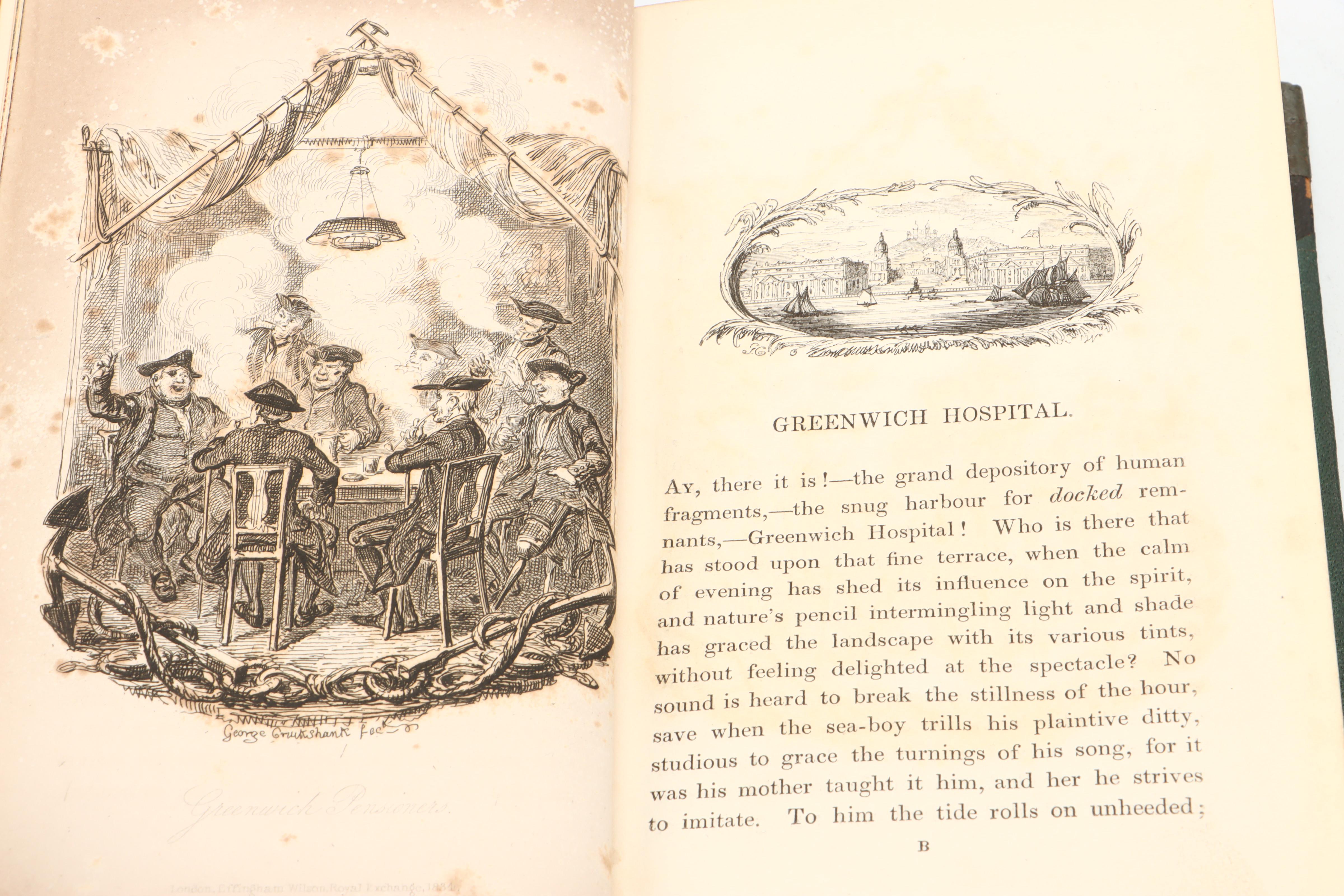 George Cruikshank Illustrated "Tough Yarns" by Matthew Henry Barker, 1835