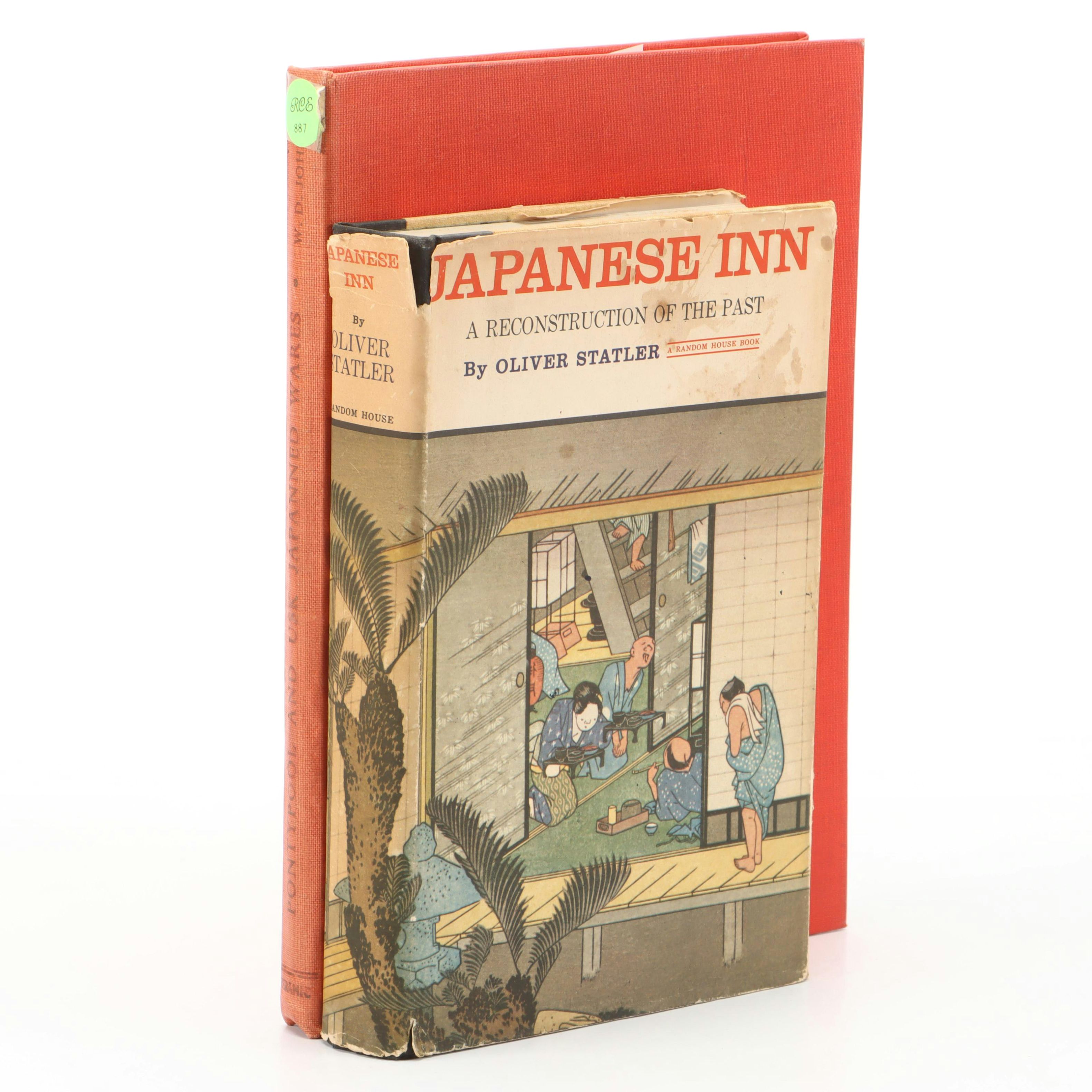 Illustrated First Edition "Japanese Inn" by Oliver Statler and More