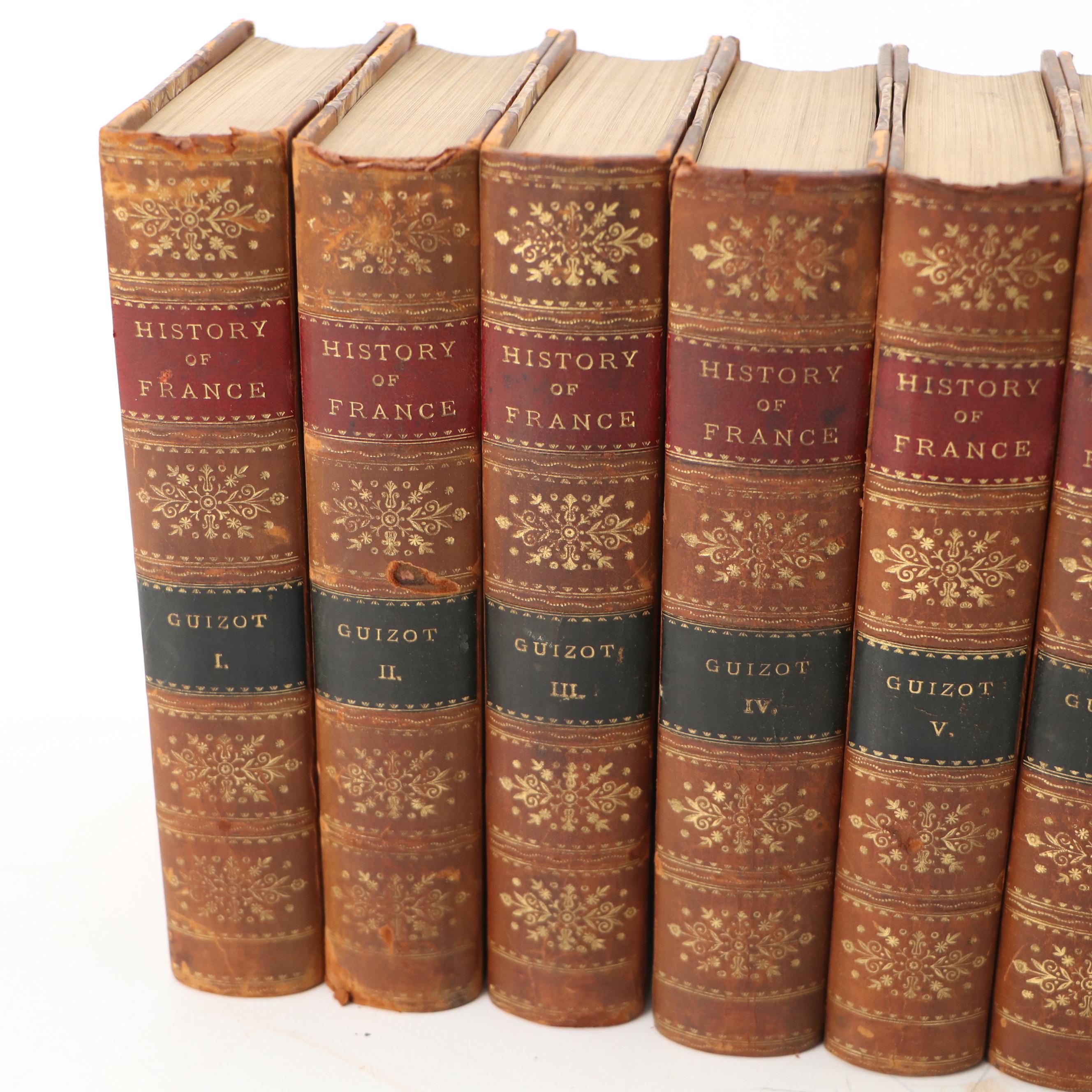 Library Edition "The History of France" Complete Eight-Volume Set