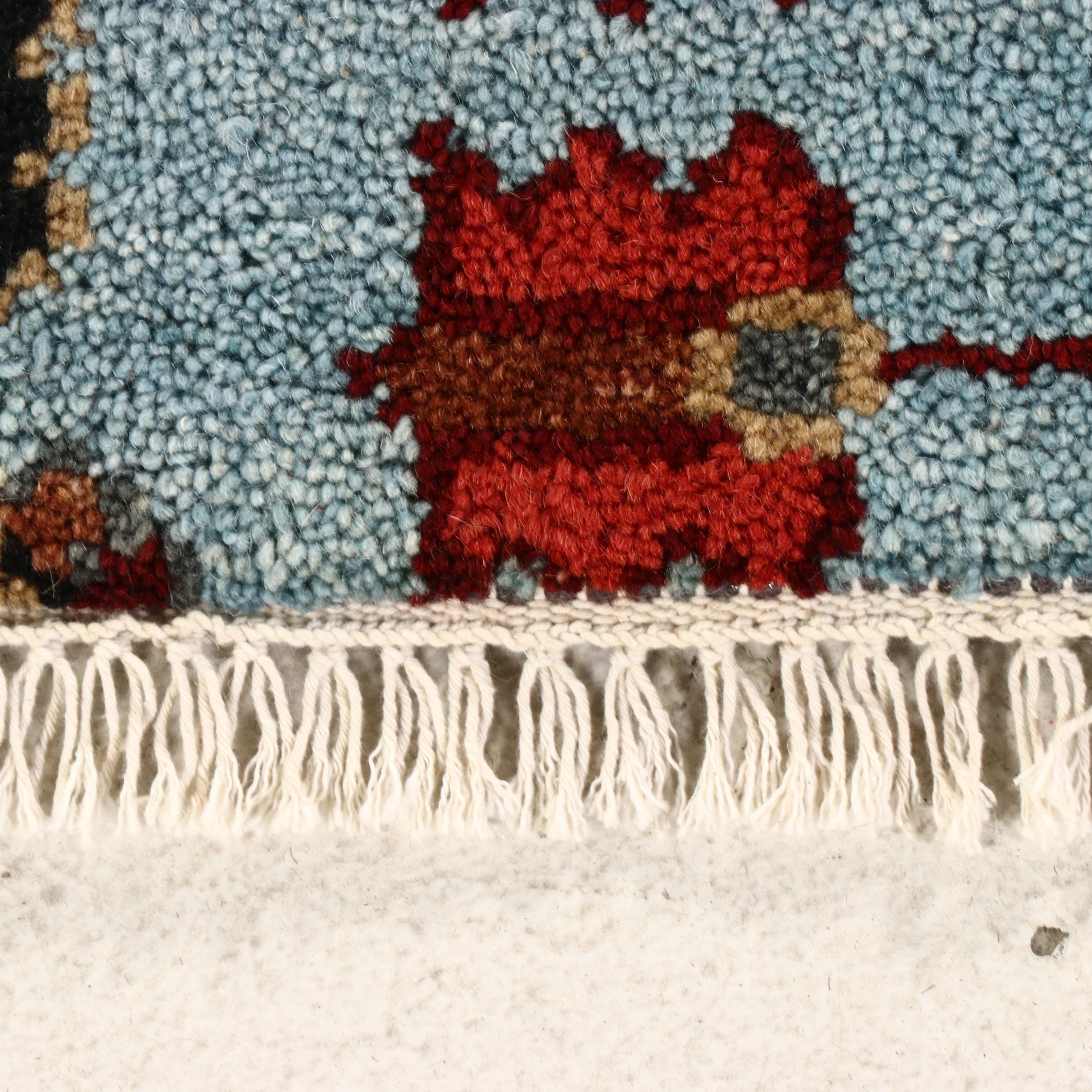 2'6 x 8'2 Hand-Knotted Indo-Persian Serapi Carpet Runner