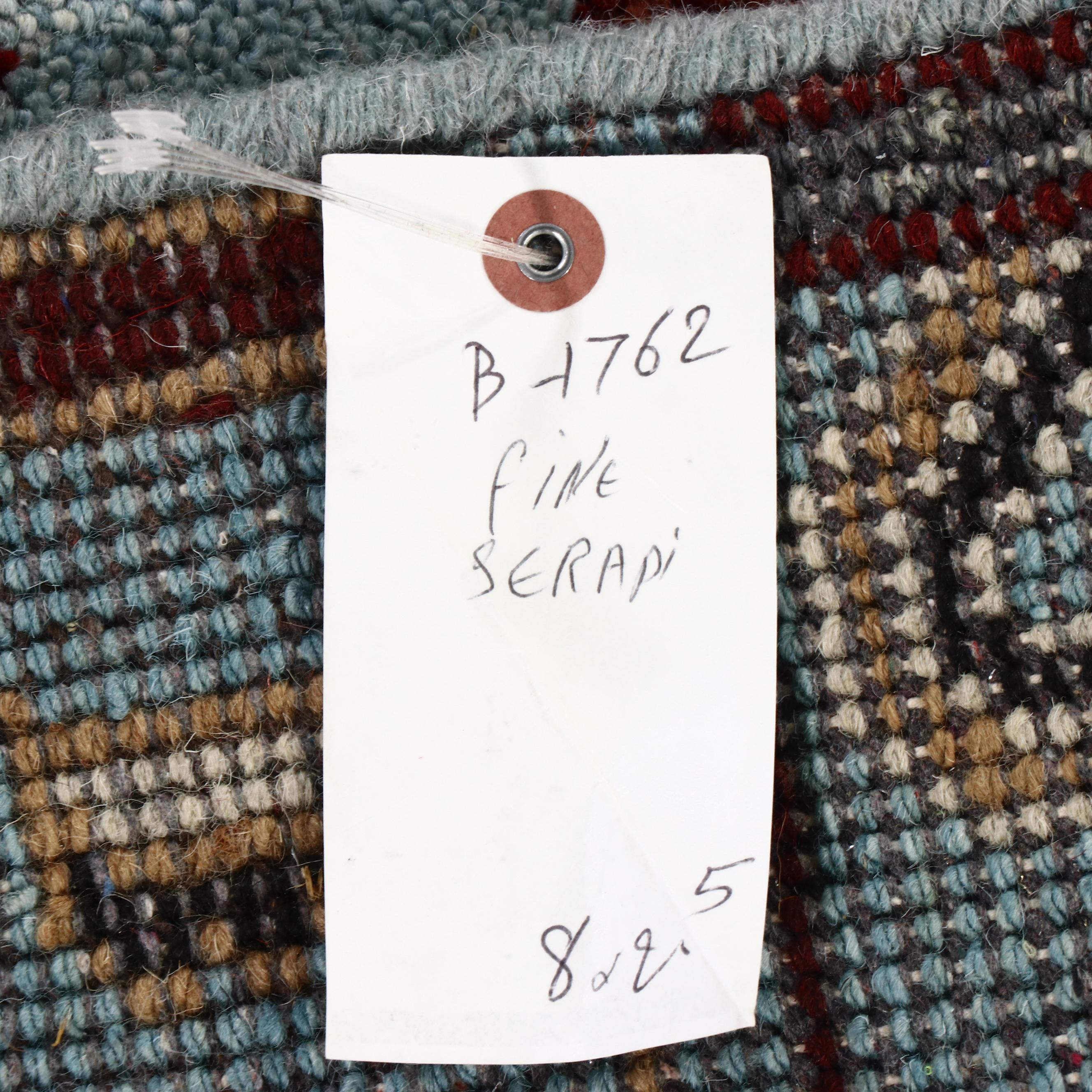 2'6 x 8'2 Hand-Knotted Indo-Persian Serapi Carpet Runner