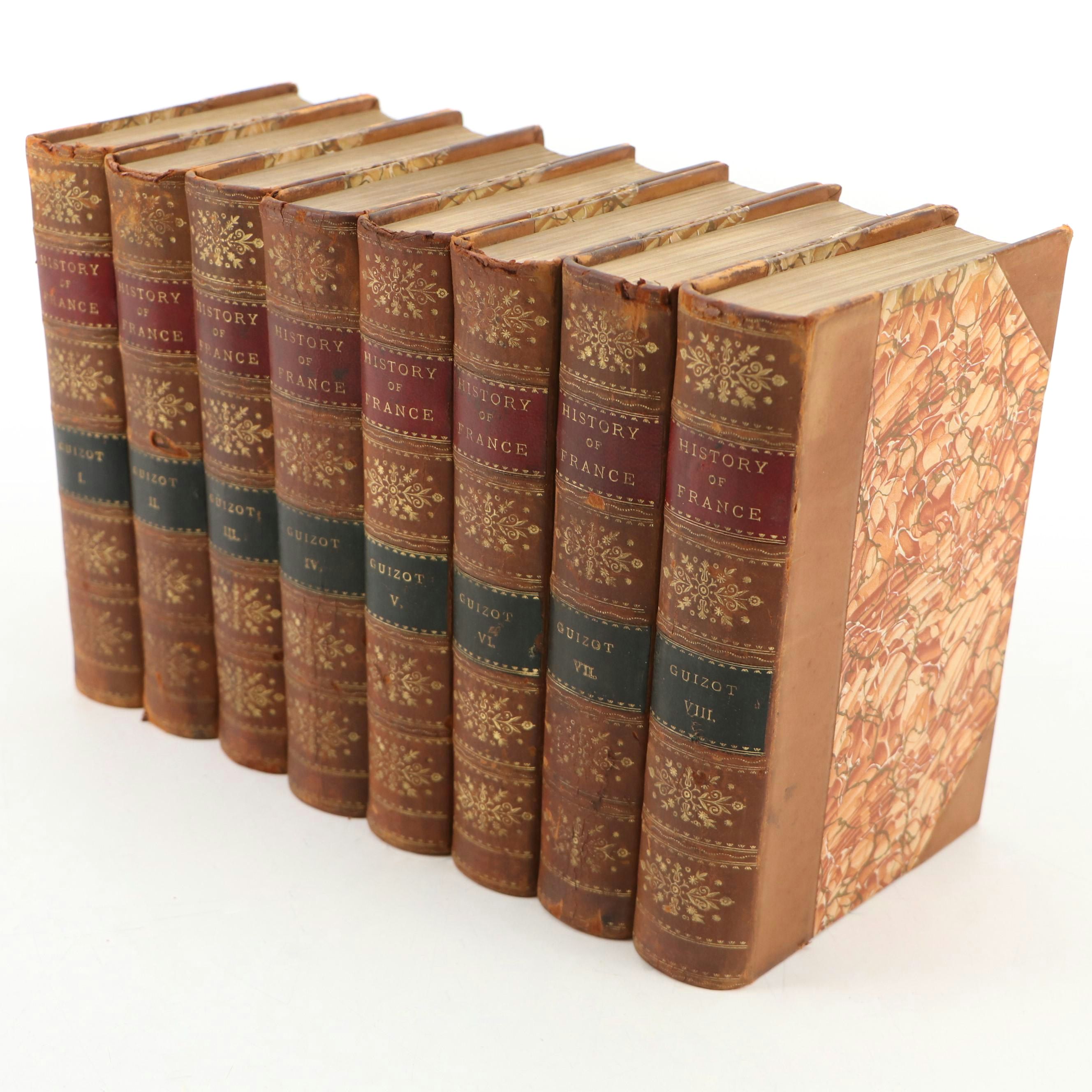 Library Edition "The History of France" Complete Eight-Volume Set