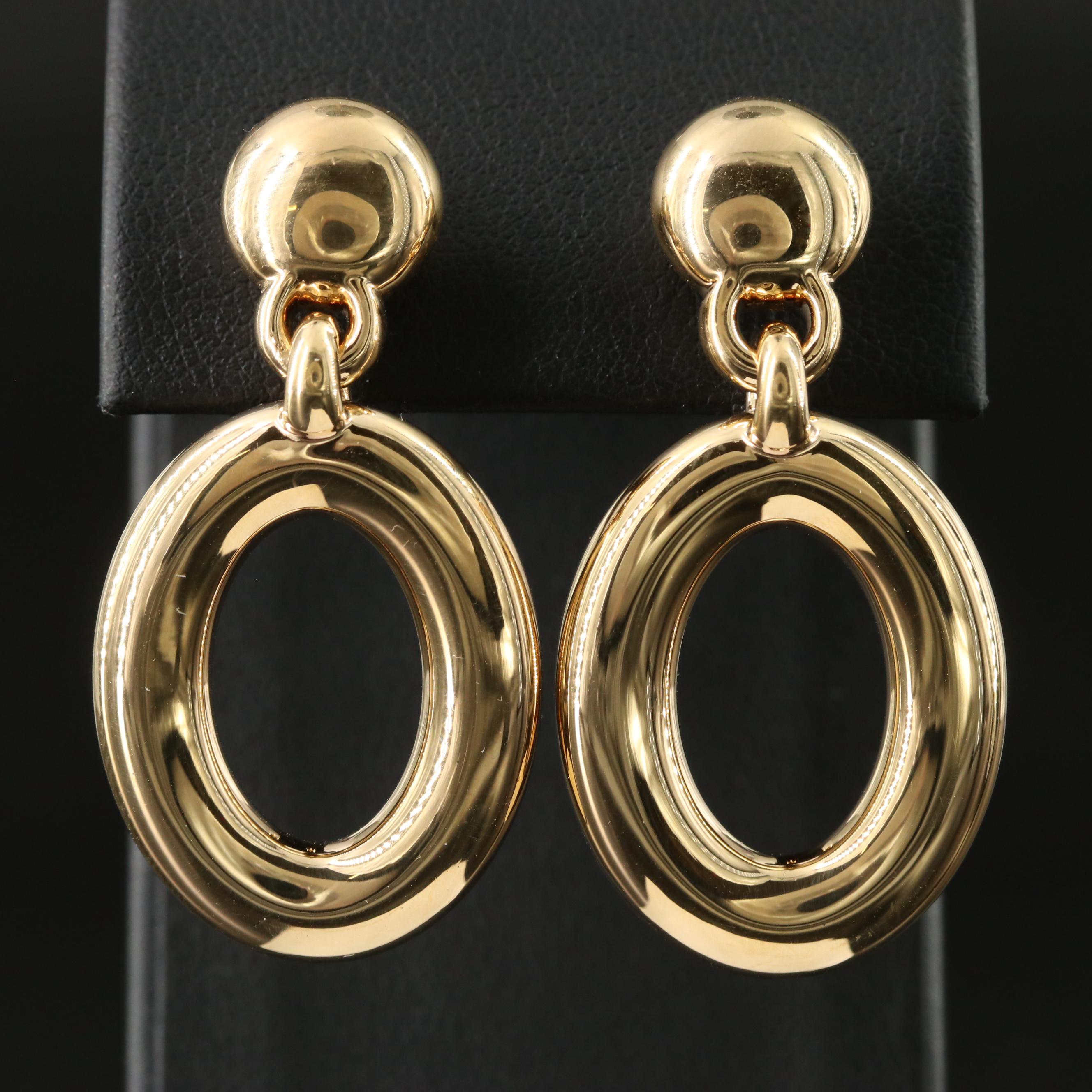Italian Milor 14K Drop Earrings