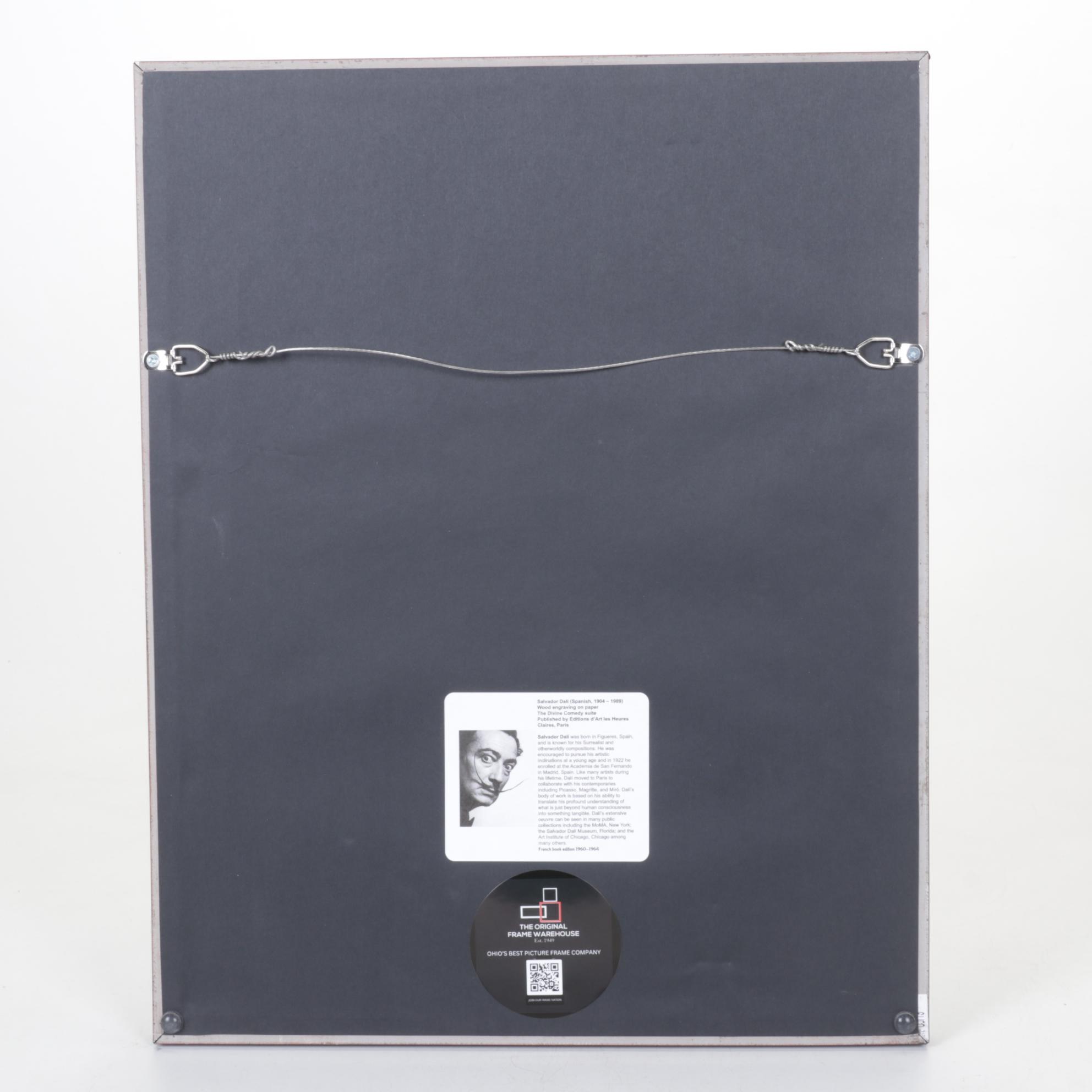 Salvador Dalí Wood Engraving "Montée à la Septième Corniche: La Luxure", 1964