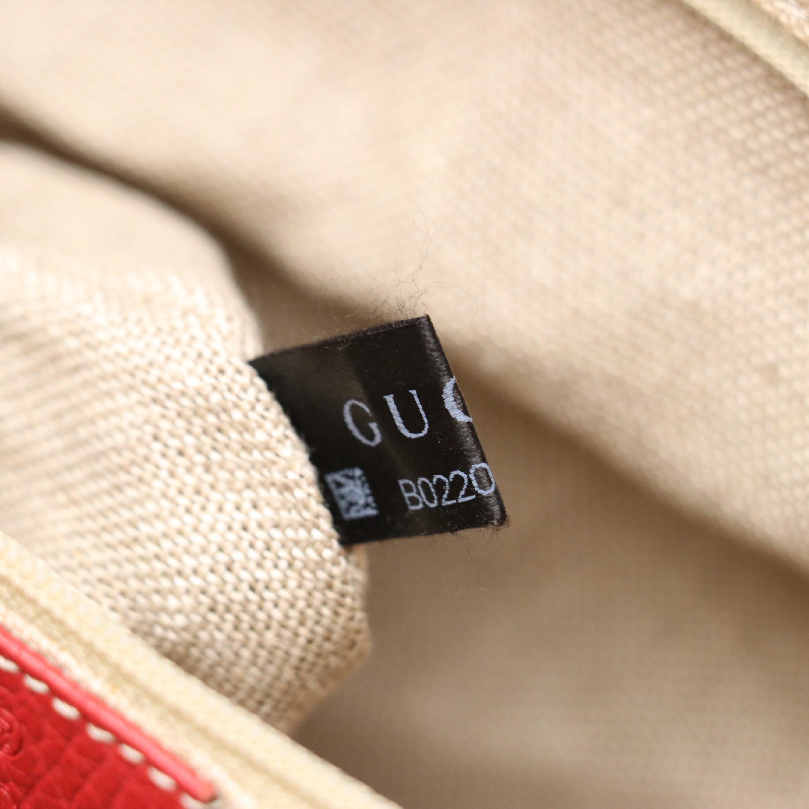 Gucci Bamboo Tassel Two-Way Bag in Grained Leather