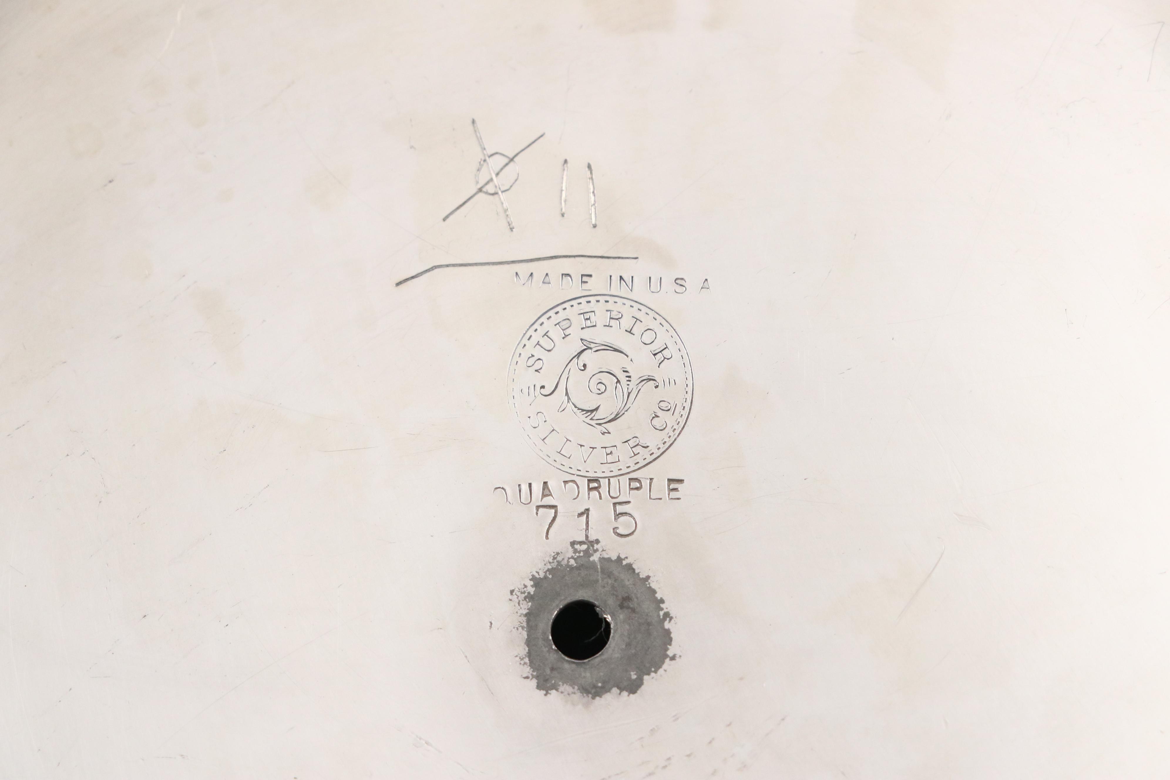 Wm. A. Rogers Silver Plate Tray with Samovar and Other Tea and Coffee Sets