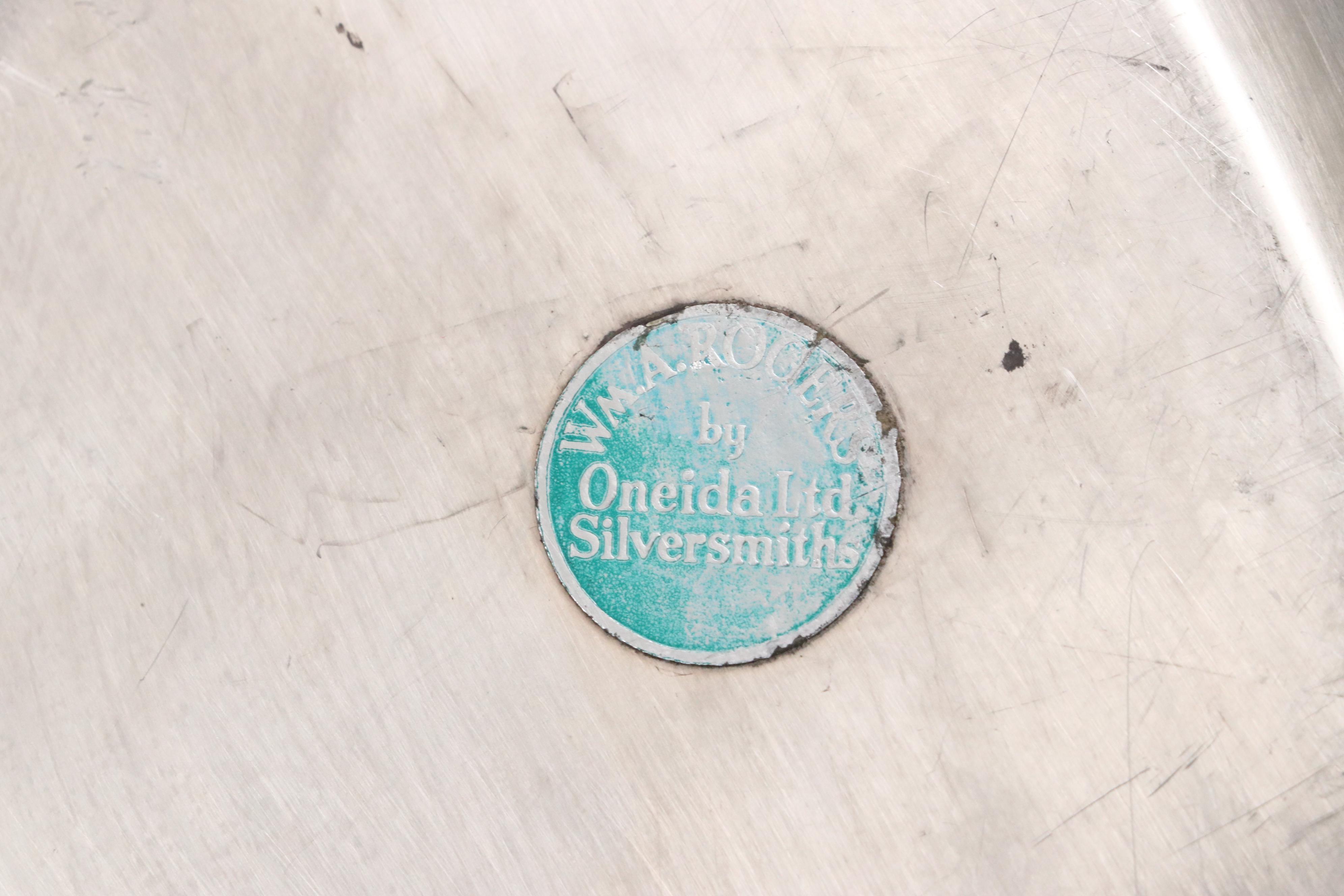 Wm. A. Rogers Silver Plate Tray with Samovar and Other Tea and Coffee Sets