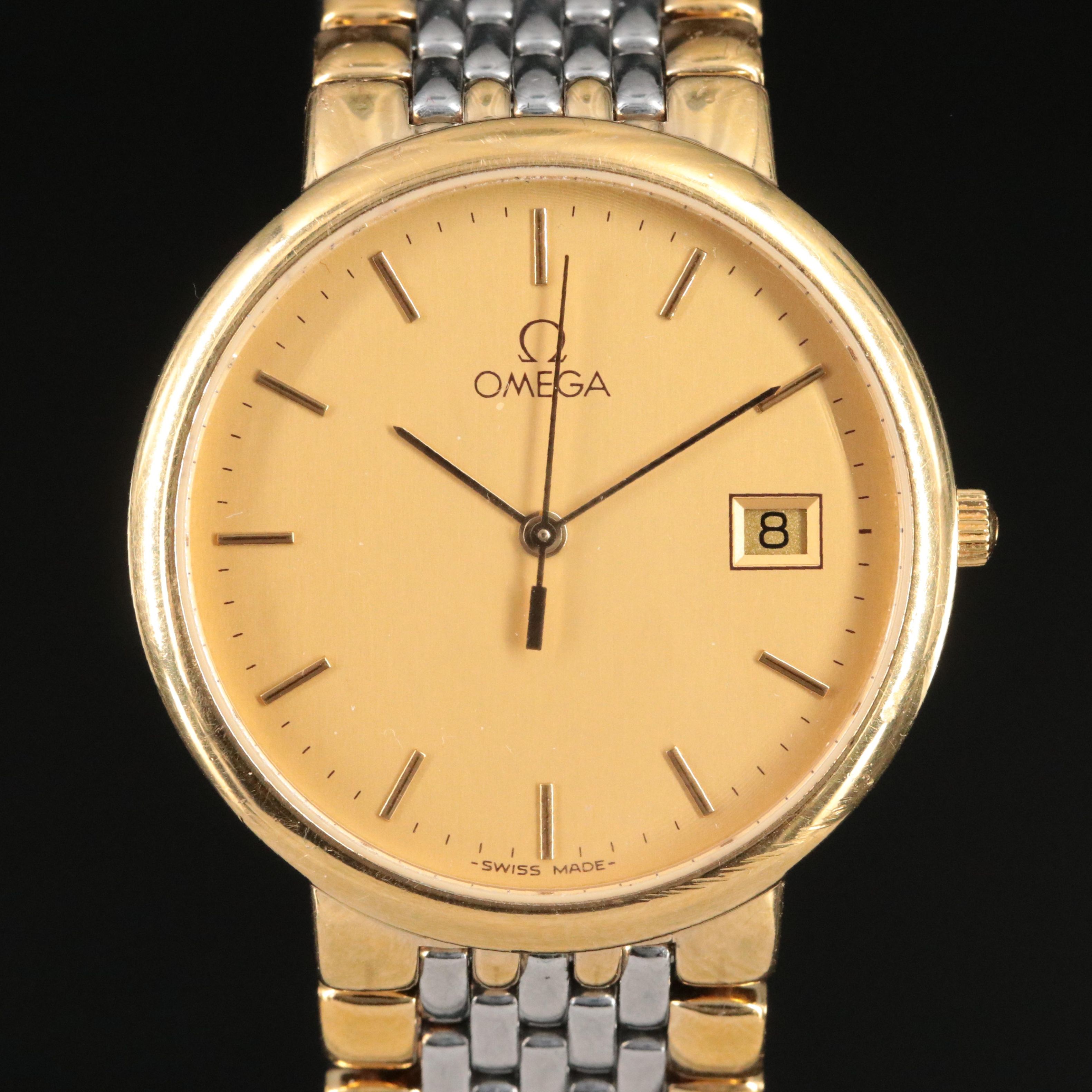 1993 Omega DeVille Date Quartz Watch