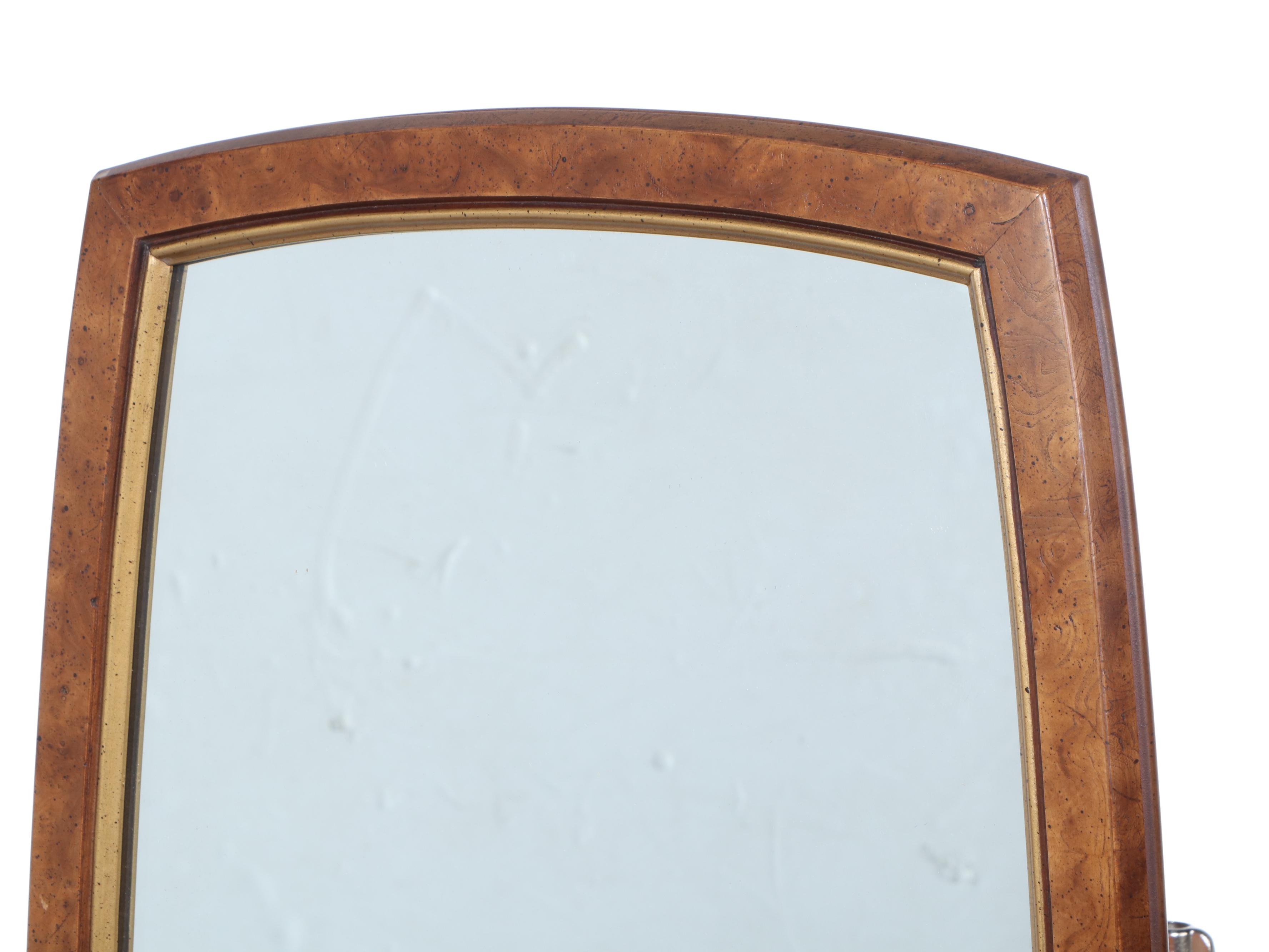 Henredon "Sequent" Walnut and Burlwood-Crossbanded Six-Drawer Dresser