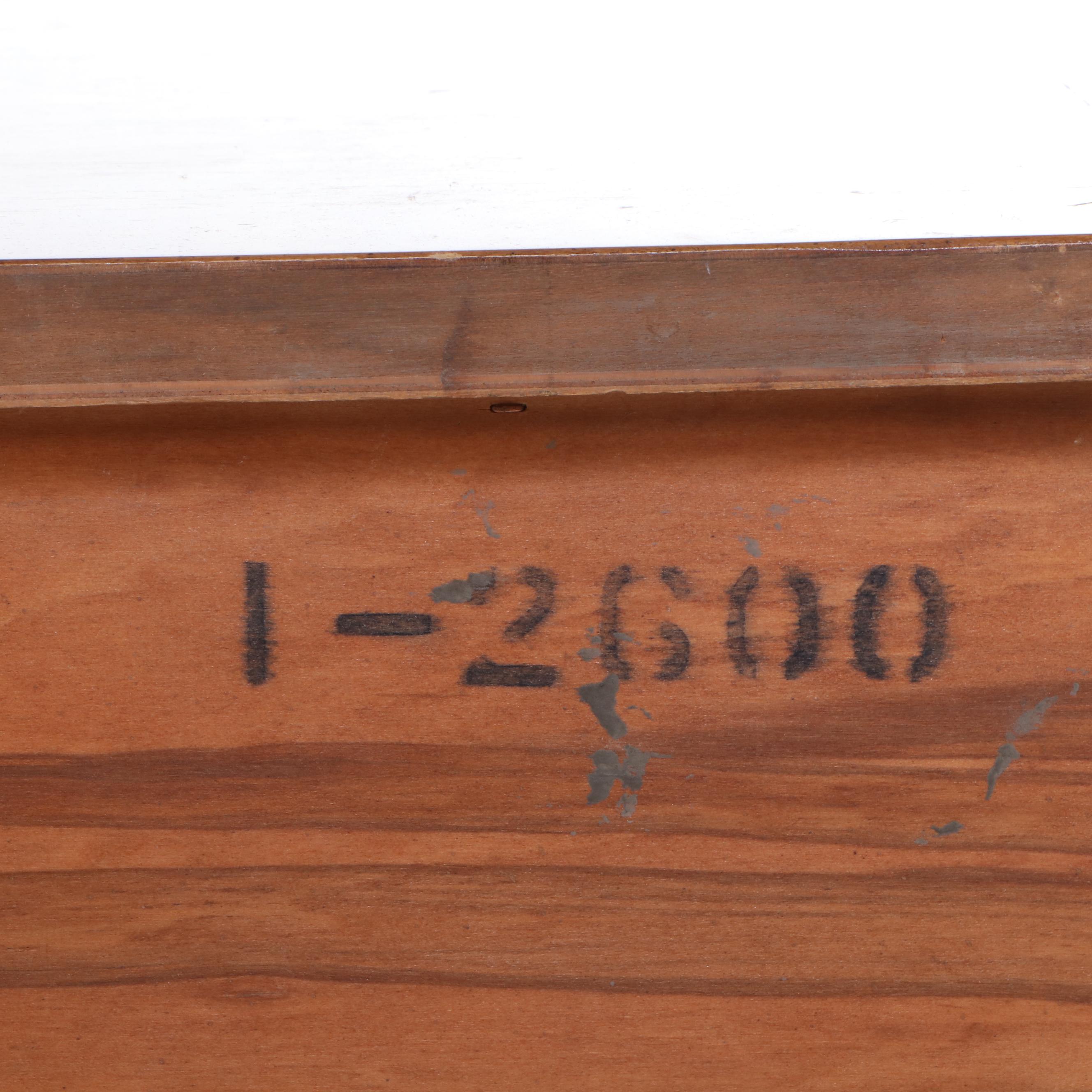 Henredon "Sequent" Walnut and Burlwood-Crossbanded Six-Drawer Dresser