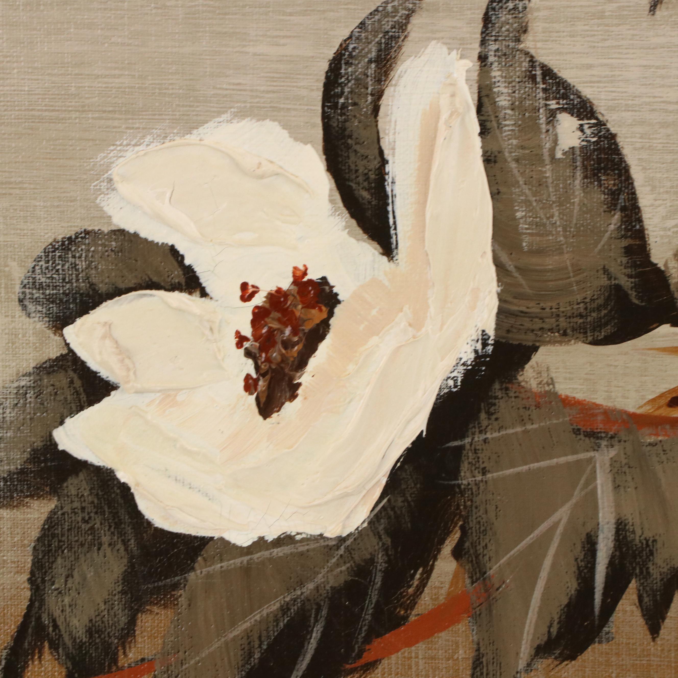 Lee Reynolds Vanguard Studios Floral Composition, Late 20th Century