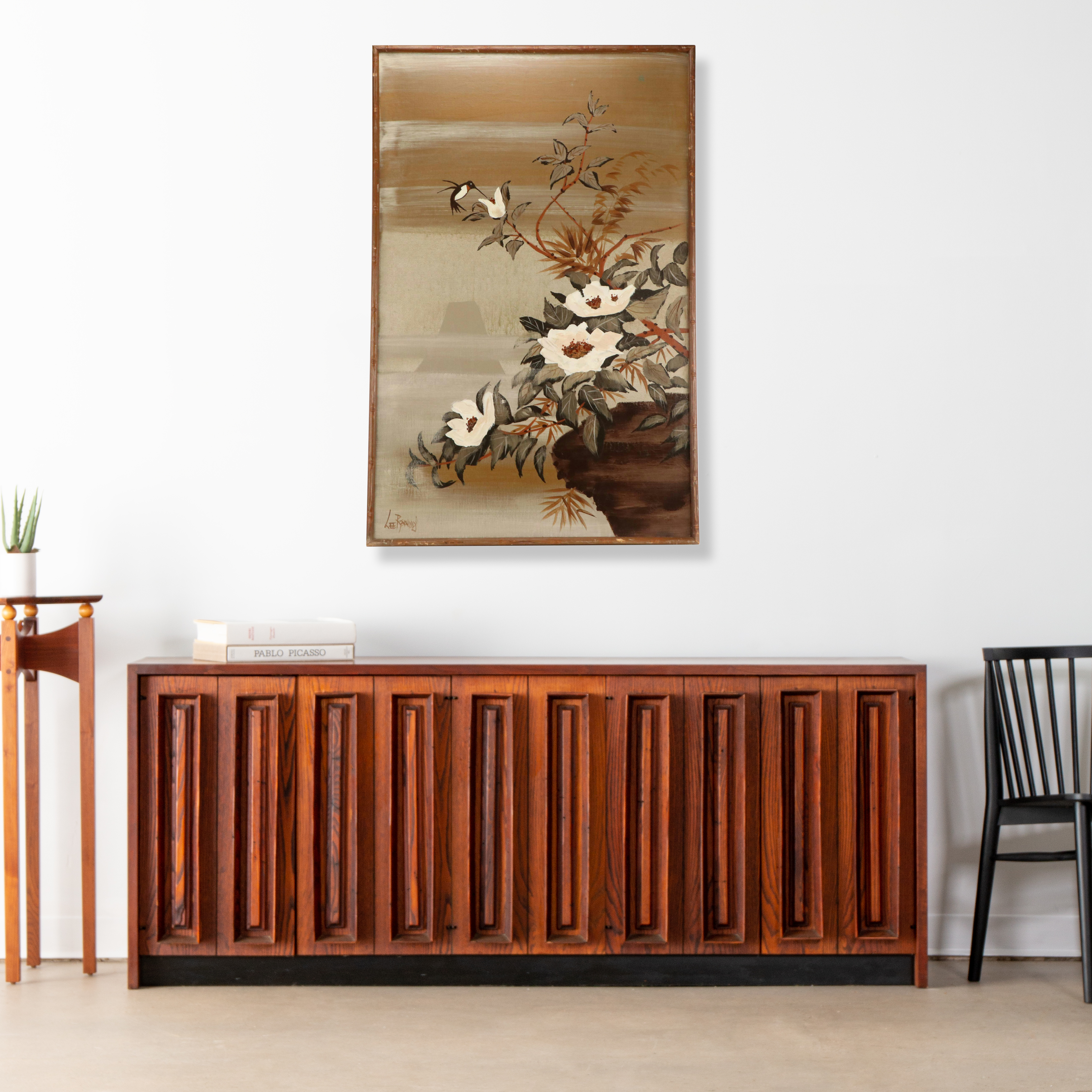 Lee Reynolds Vanguard Studios Floral Composition, Late 20th Century