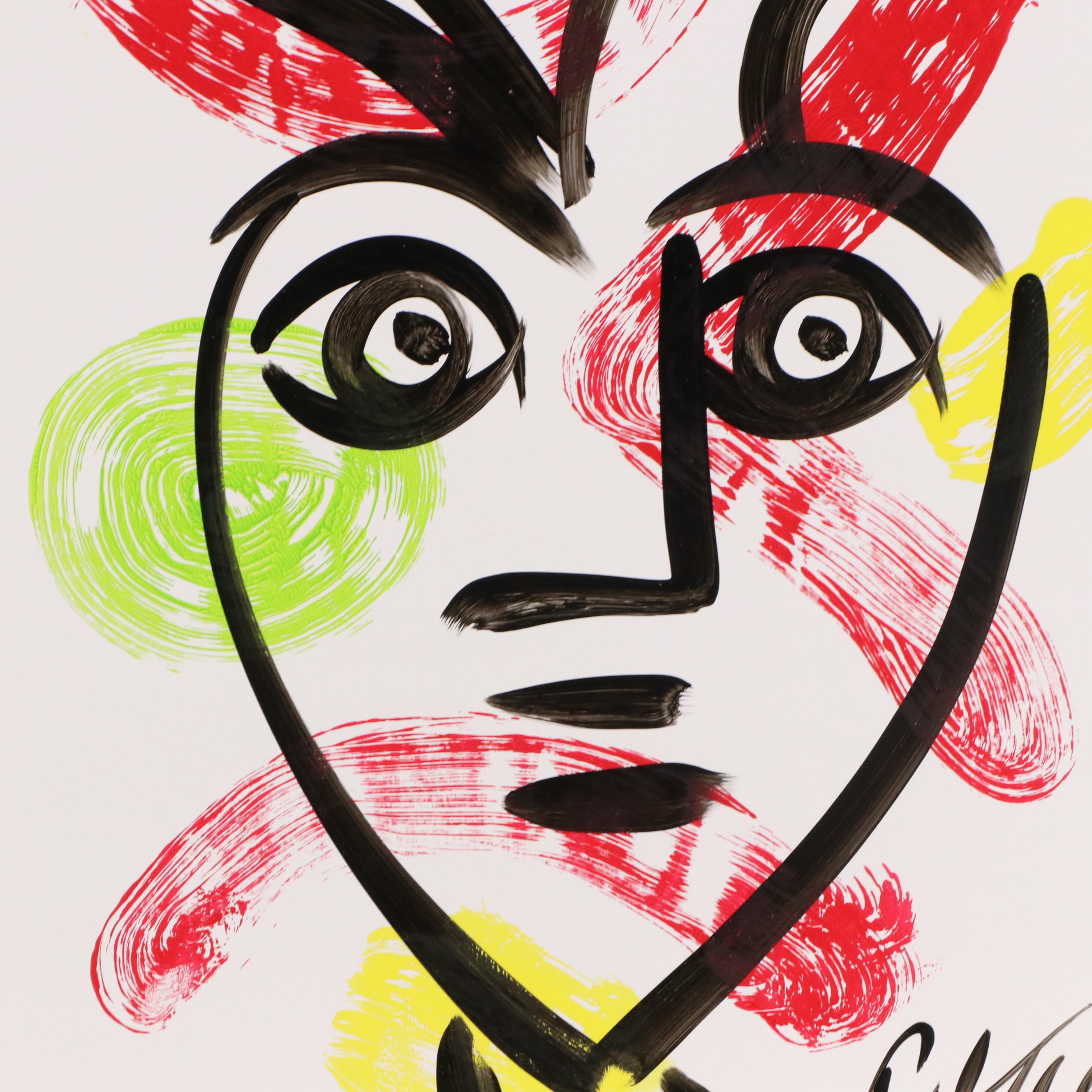 Peter Robert Keil Stylized Acrylic Portrait