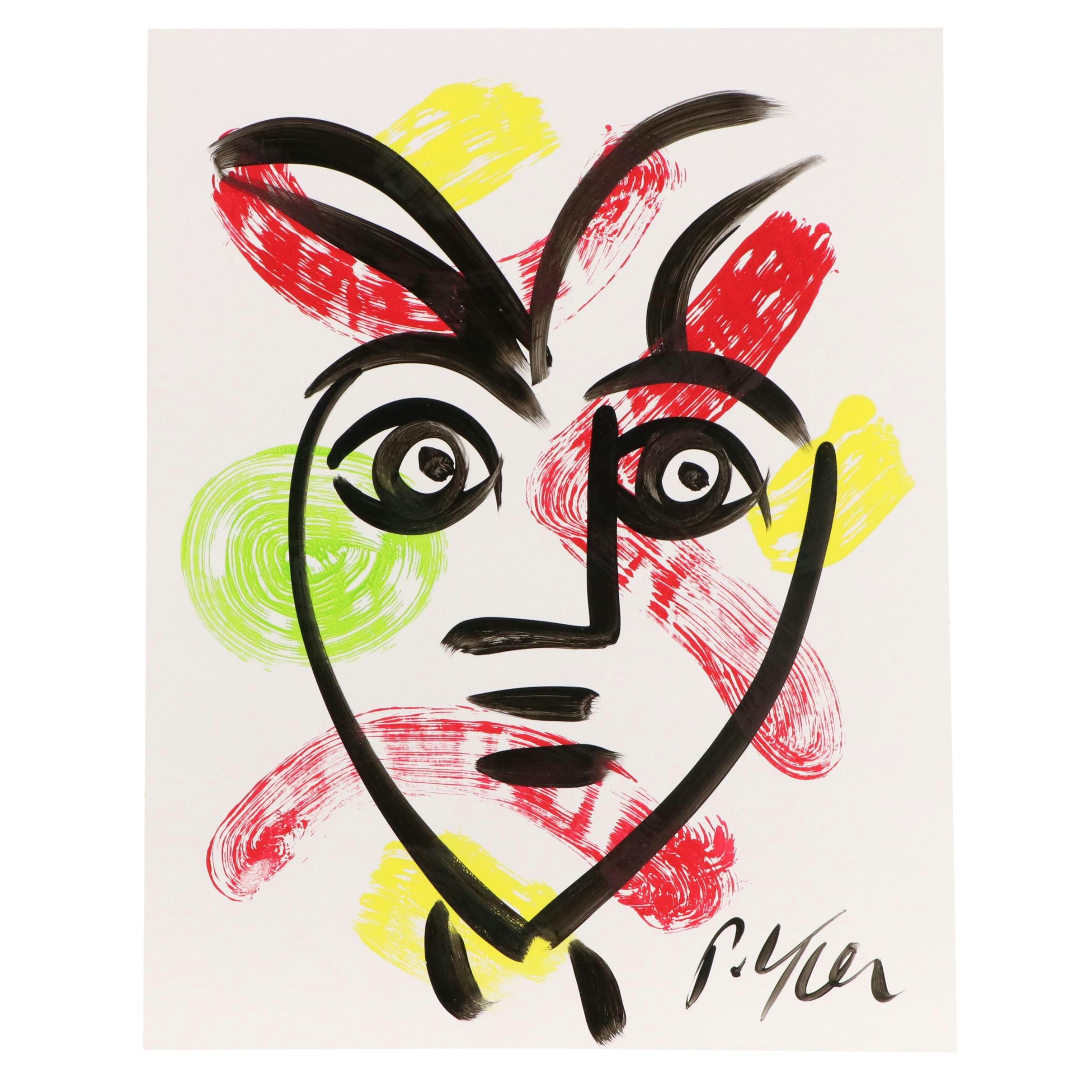 Peter Robert Keil Stylized Acrylic Portrait