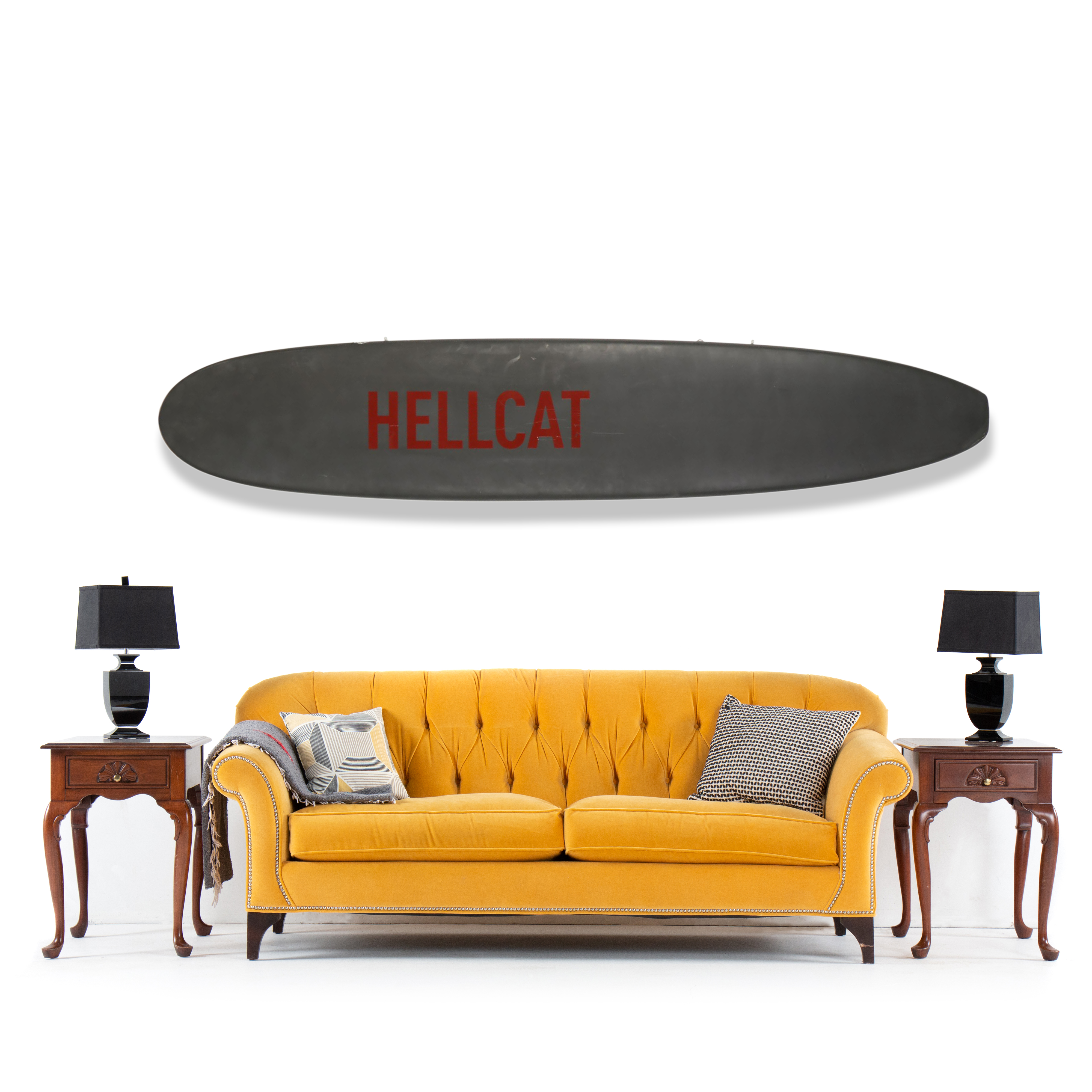 Hellcat Surfboard Hanging Display
