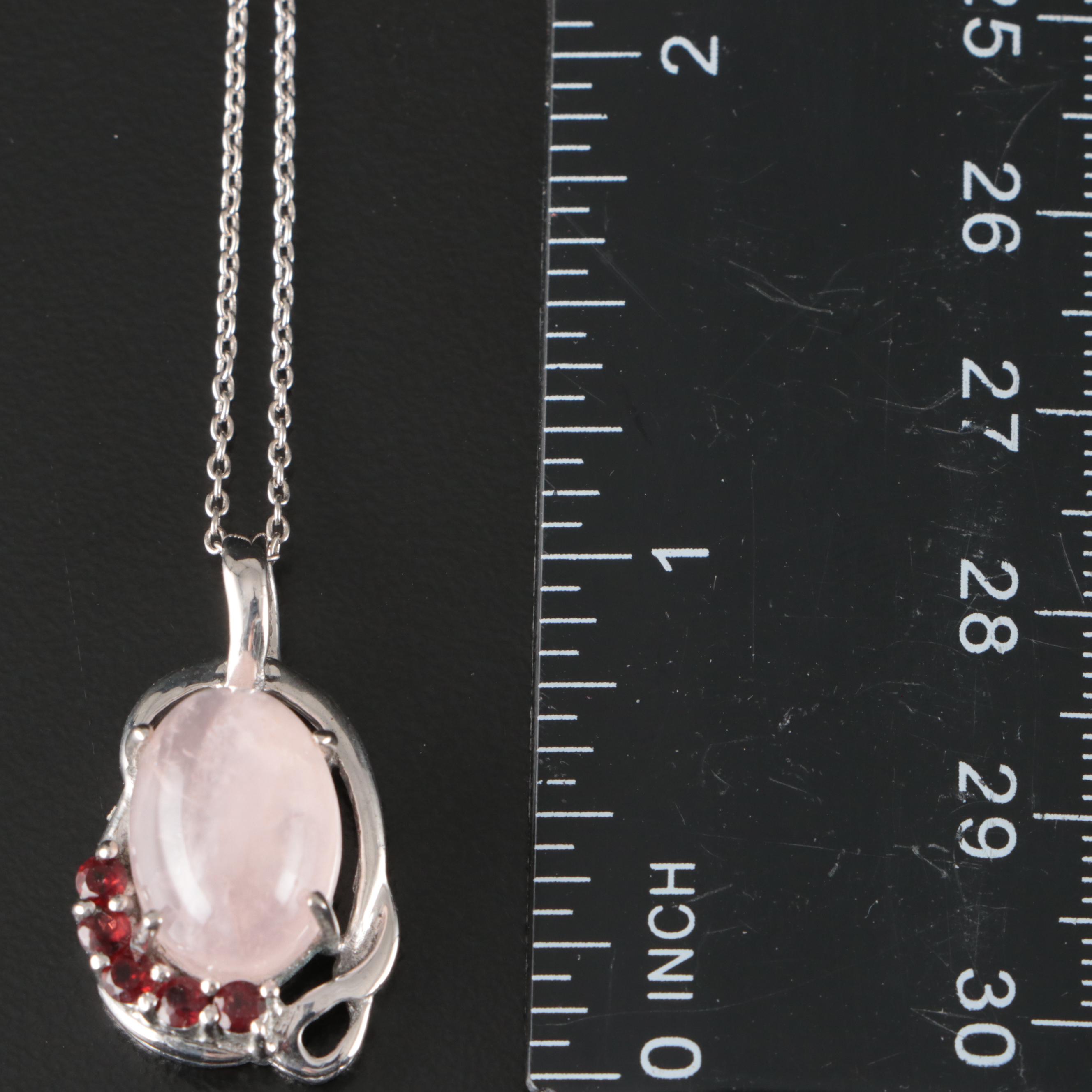 14 Assorted Sterling Silver Rings, Necklaces, Earrings, and Pendants