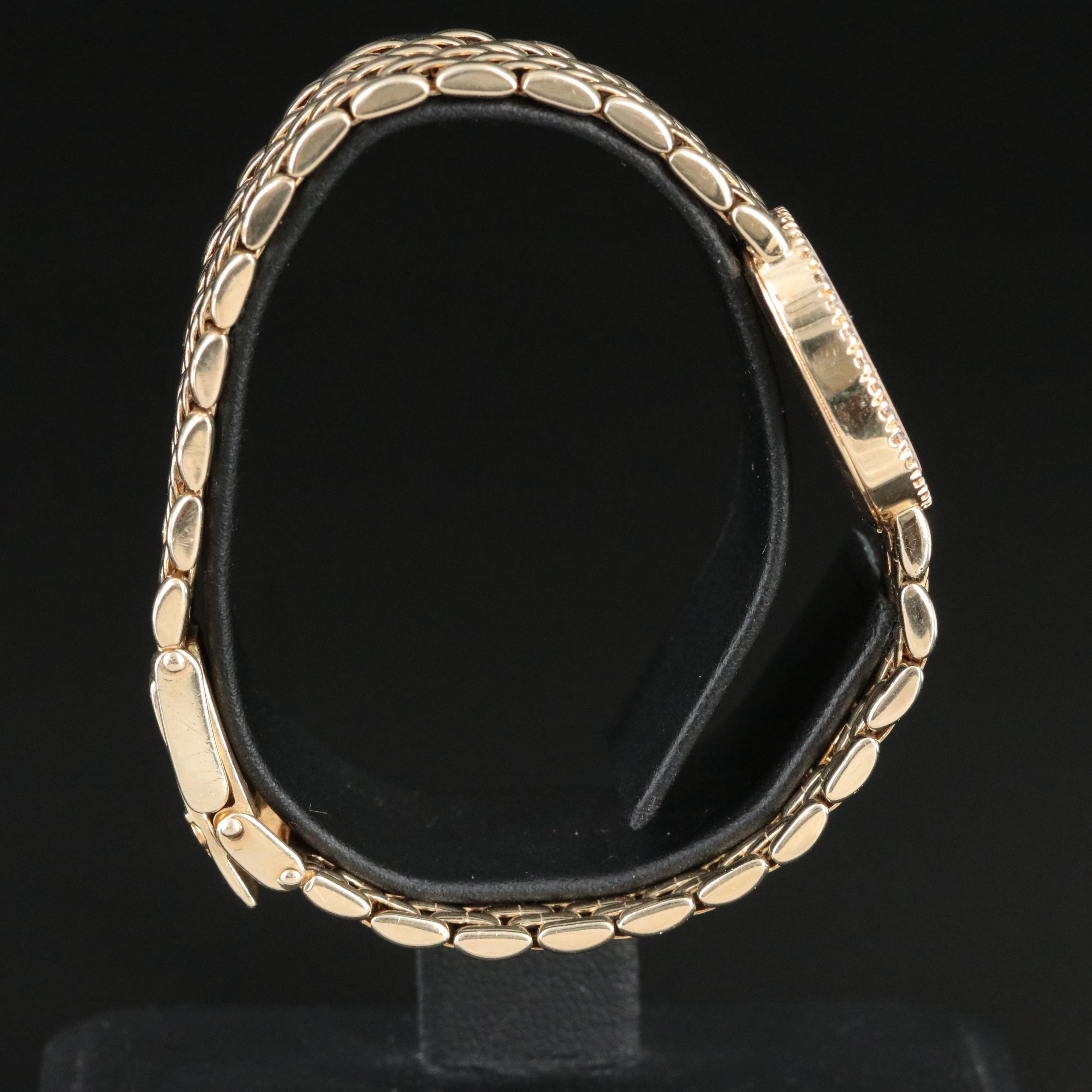 14K Baume & Mercier Diamond Mother-of-Pearl Dial Watch