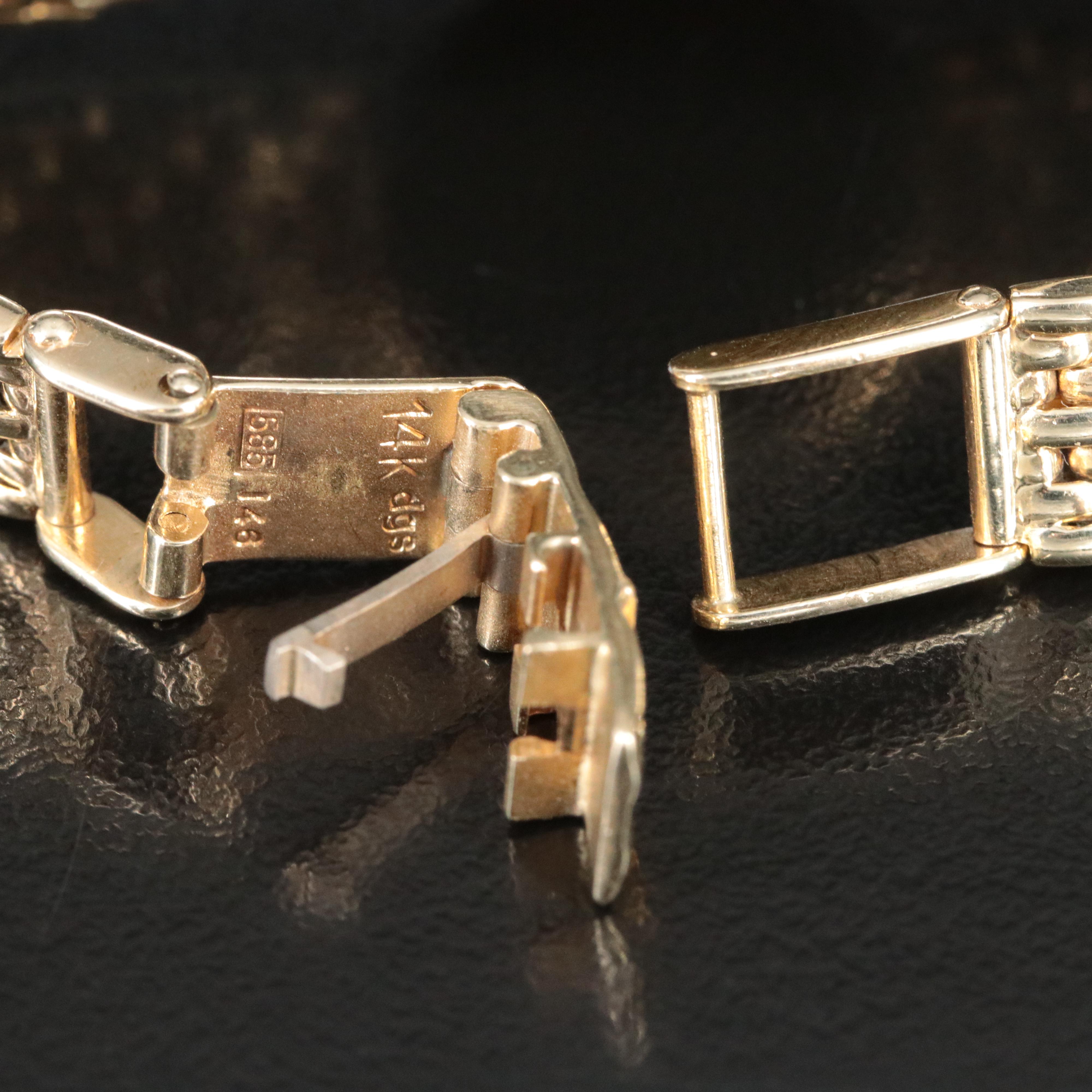 14K Baume & Mercier Diamond Mother-of-Pearl Dial Watch