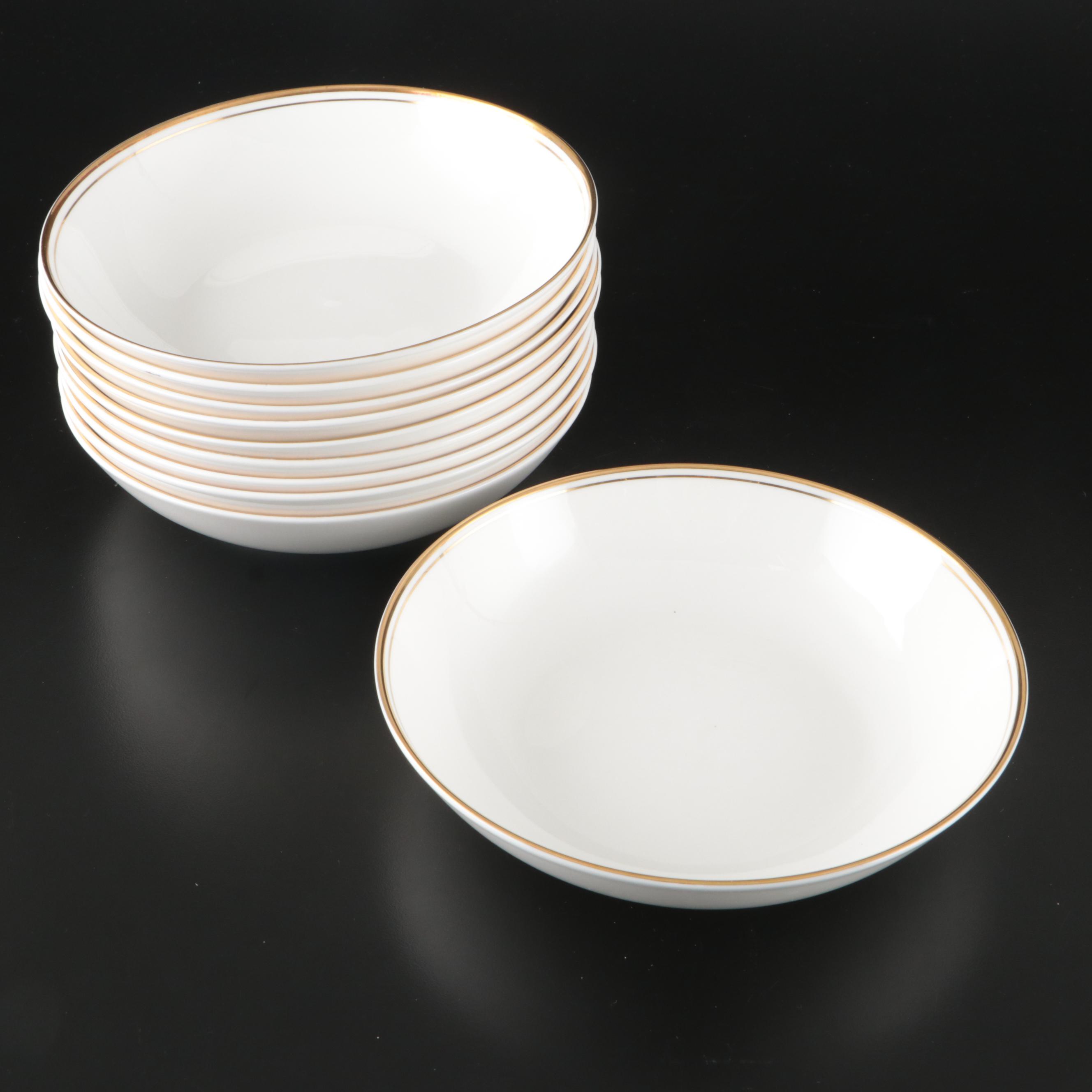 Minton "Riverton" and Royal Doulton "Gold Concord" Bone China Dinnerware