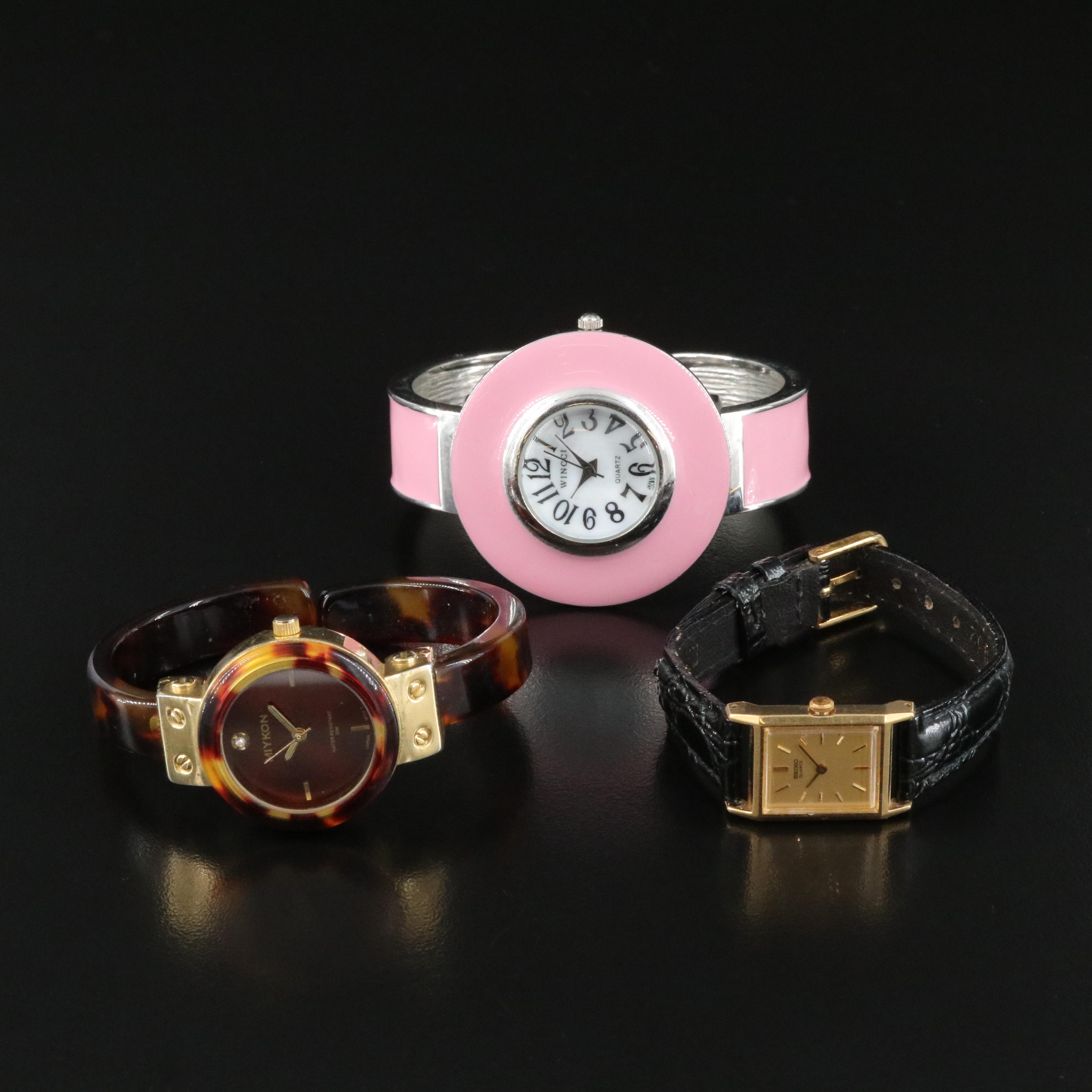 Seiko, Wincci, & Miykon Quartz Watches