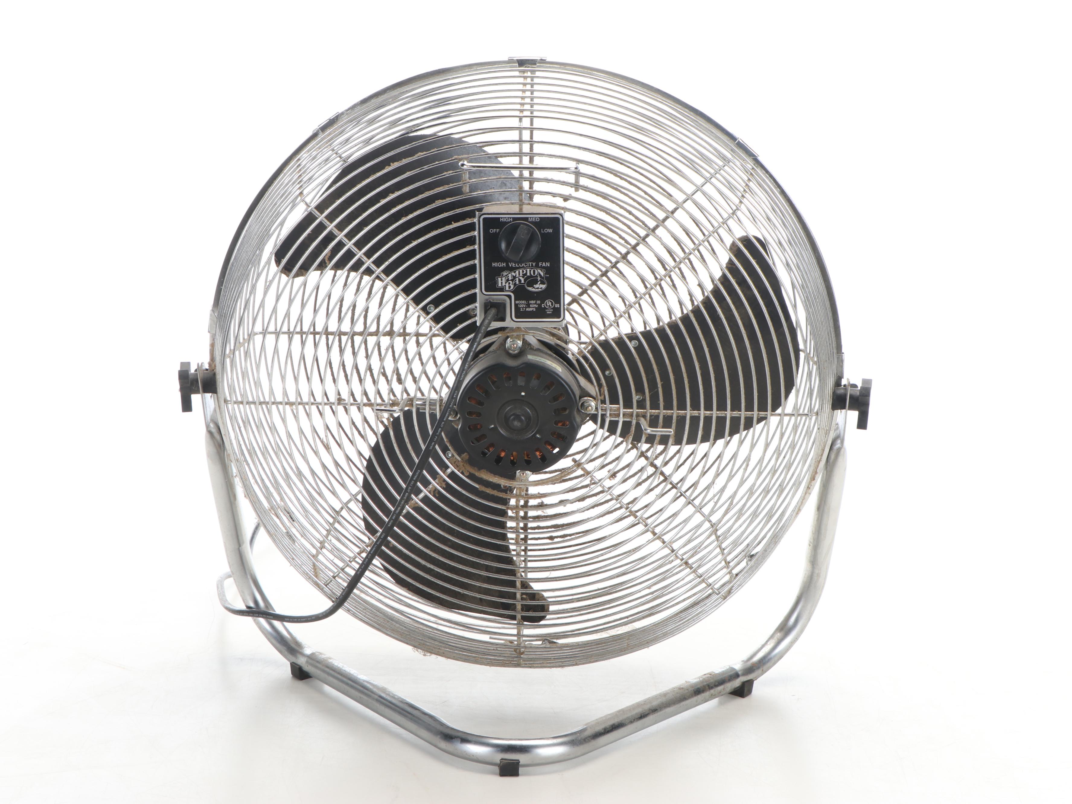 The Hampton Bay HBF20 High Velocity Floor Fan