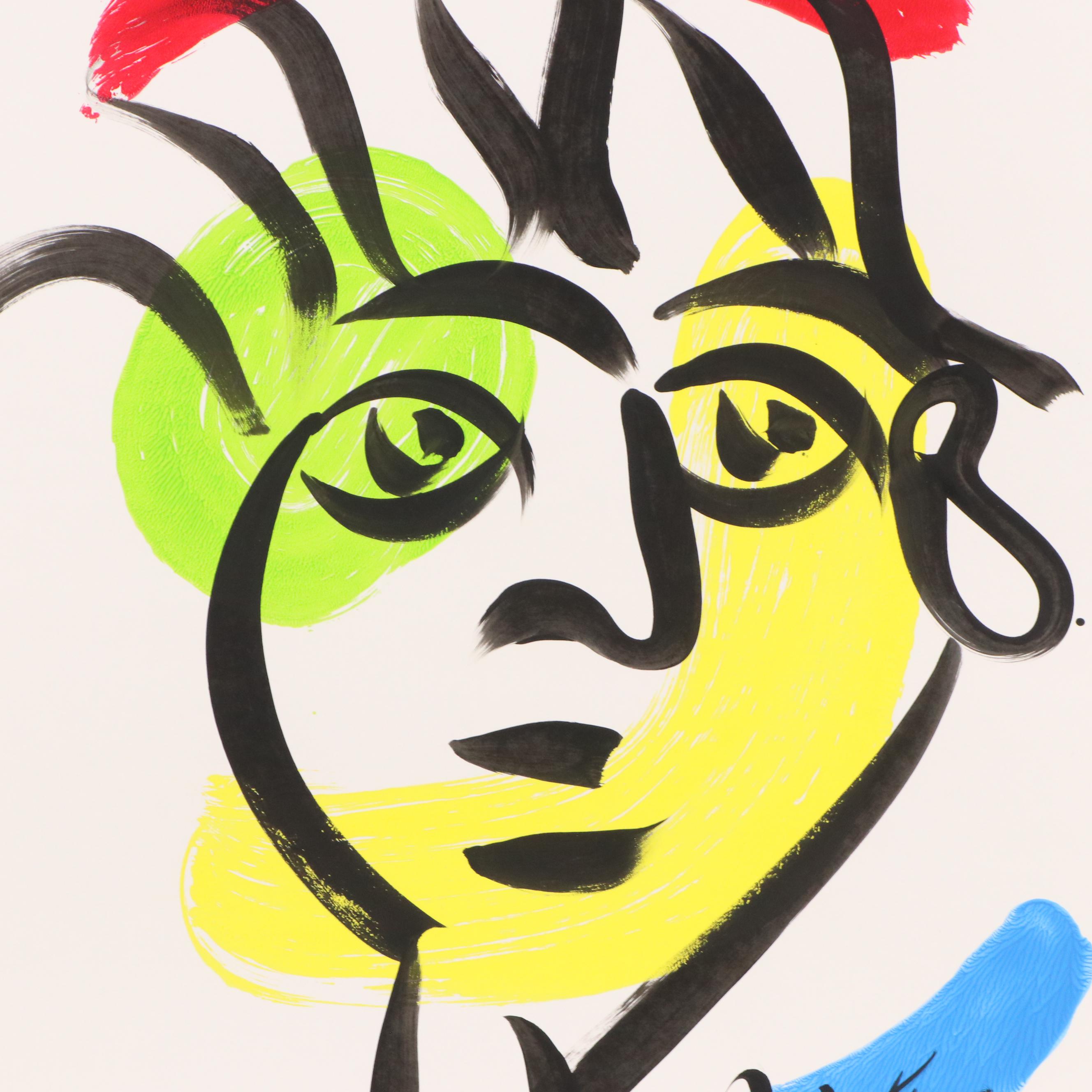 Peter Keil Abstract Acrylic Portrait