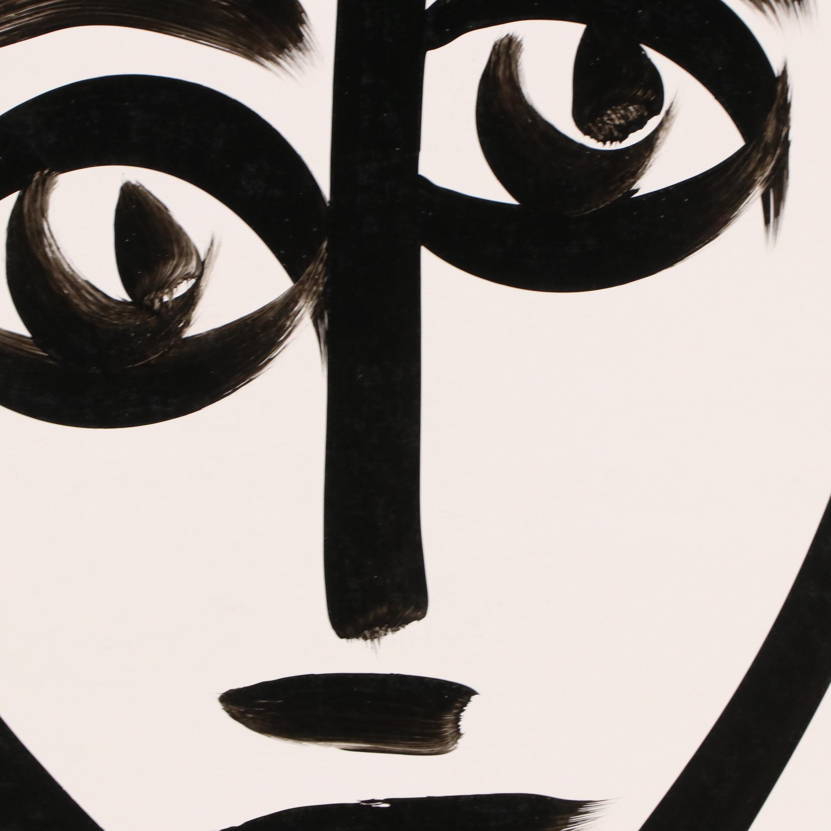 Peter Keil Abstract Acrylic Portrait