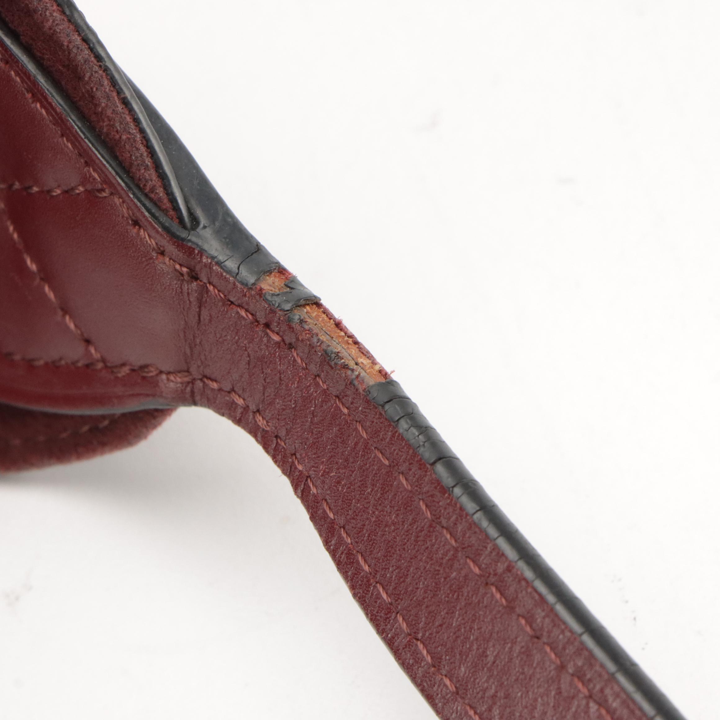 Louis Vuitton Flower Hobo Bag in Monogram Canvas and Bordeaux Leather Trim