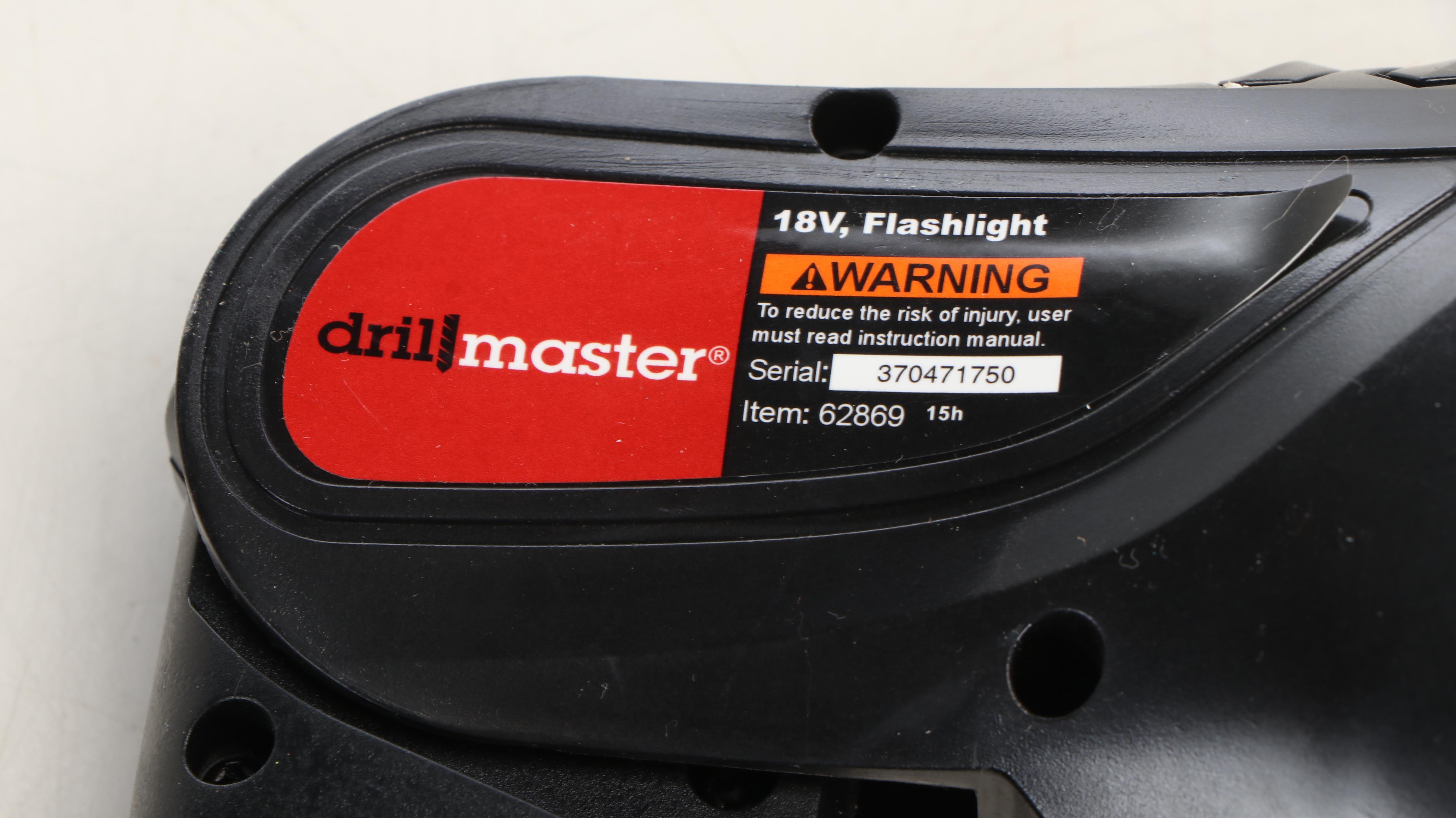 Drill Master Drills with Drill Bits, Level, Staple Gun and More Tools