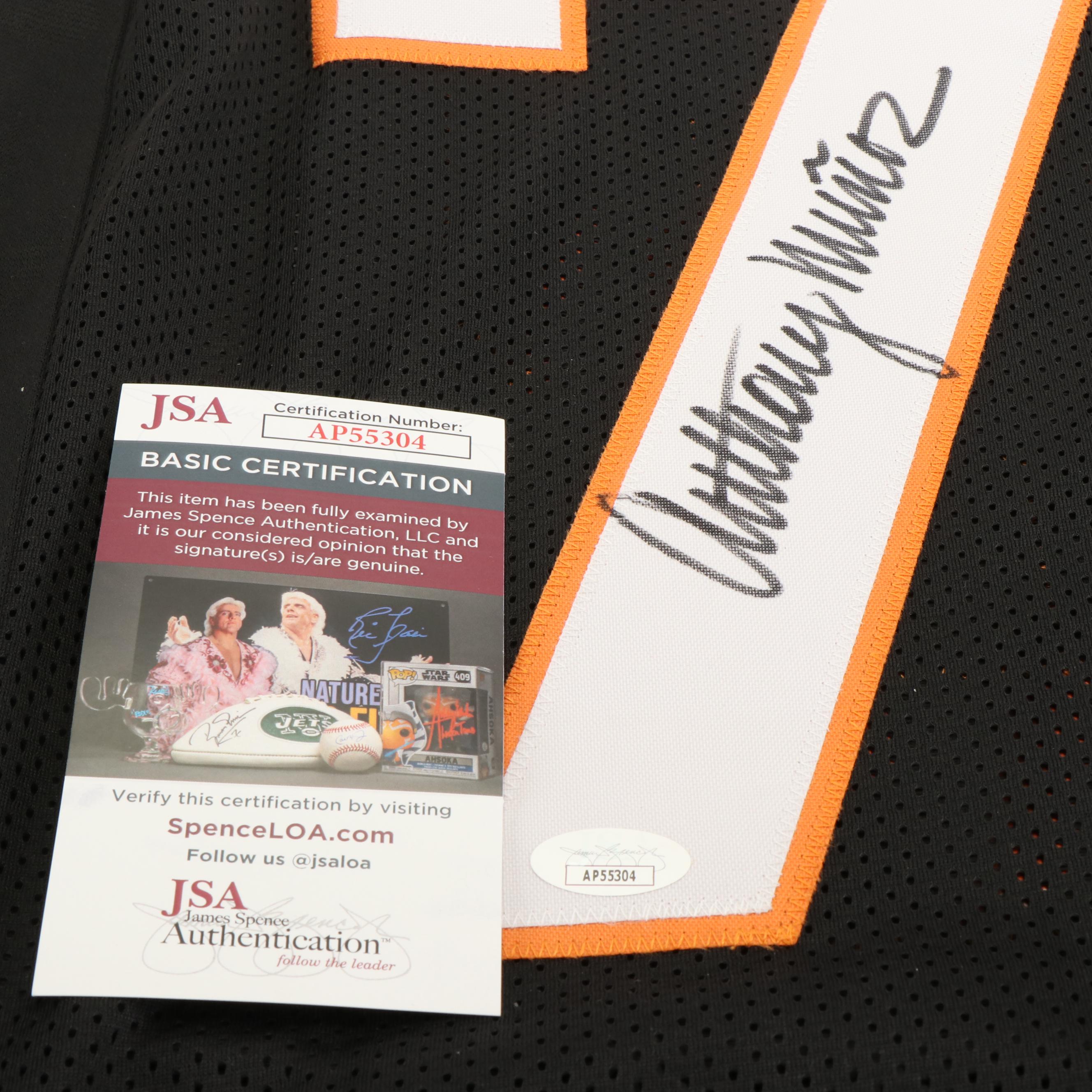 Anthony Muñoz Signed Cincinnati Bengals Football Jersey, JSA