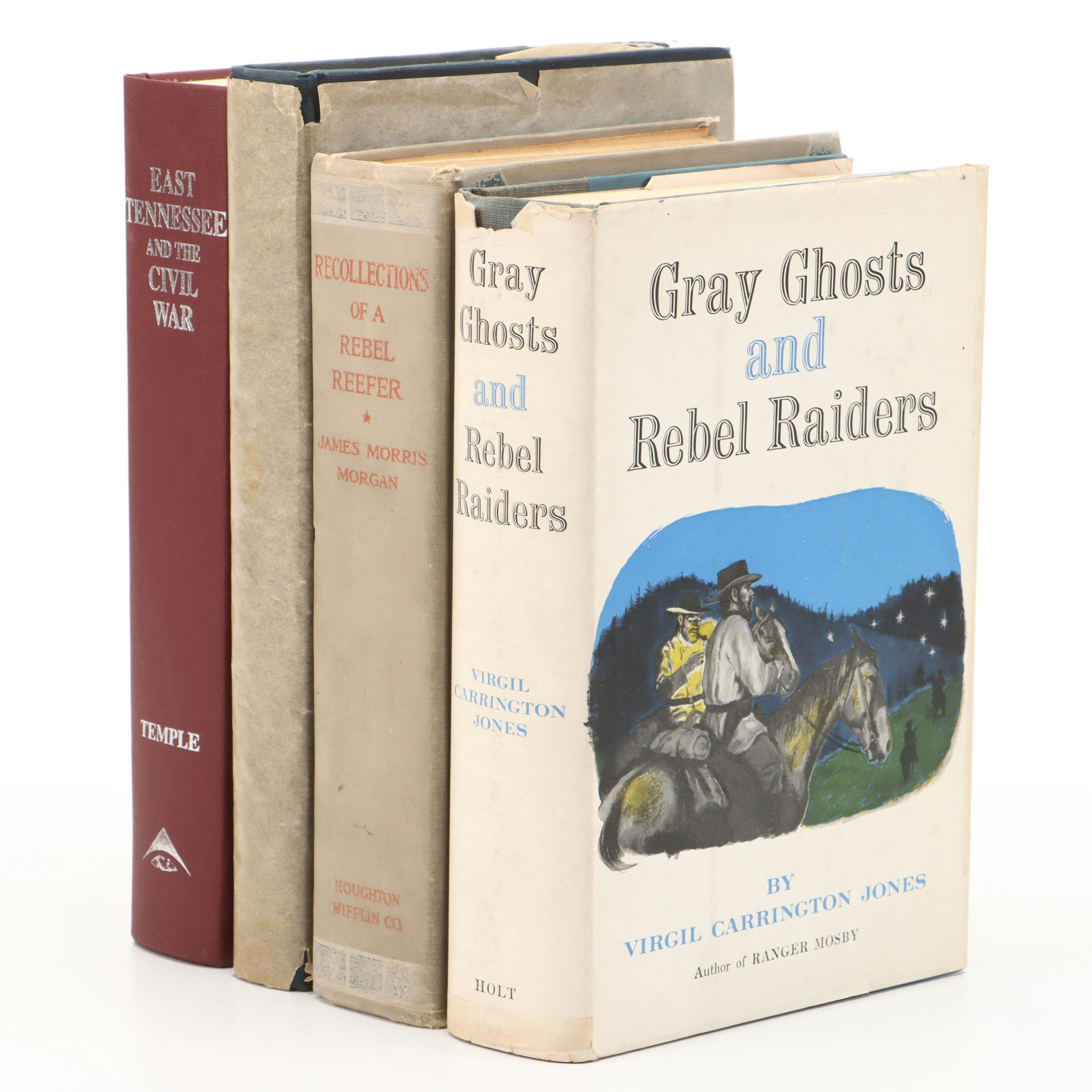 First Edition "Recollections of a Rebel Reefer" by James Morris Morgan and More