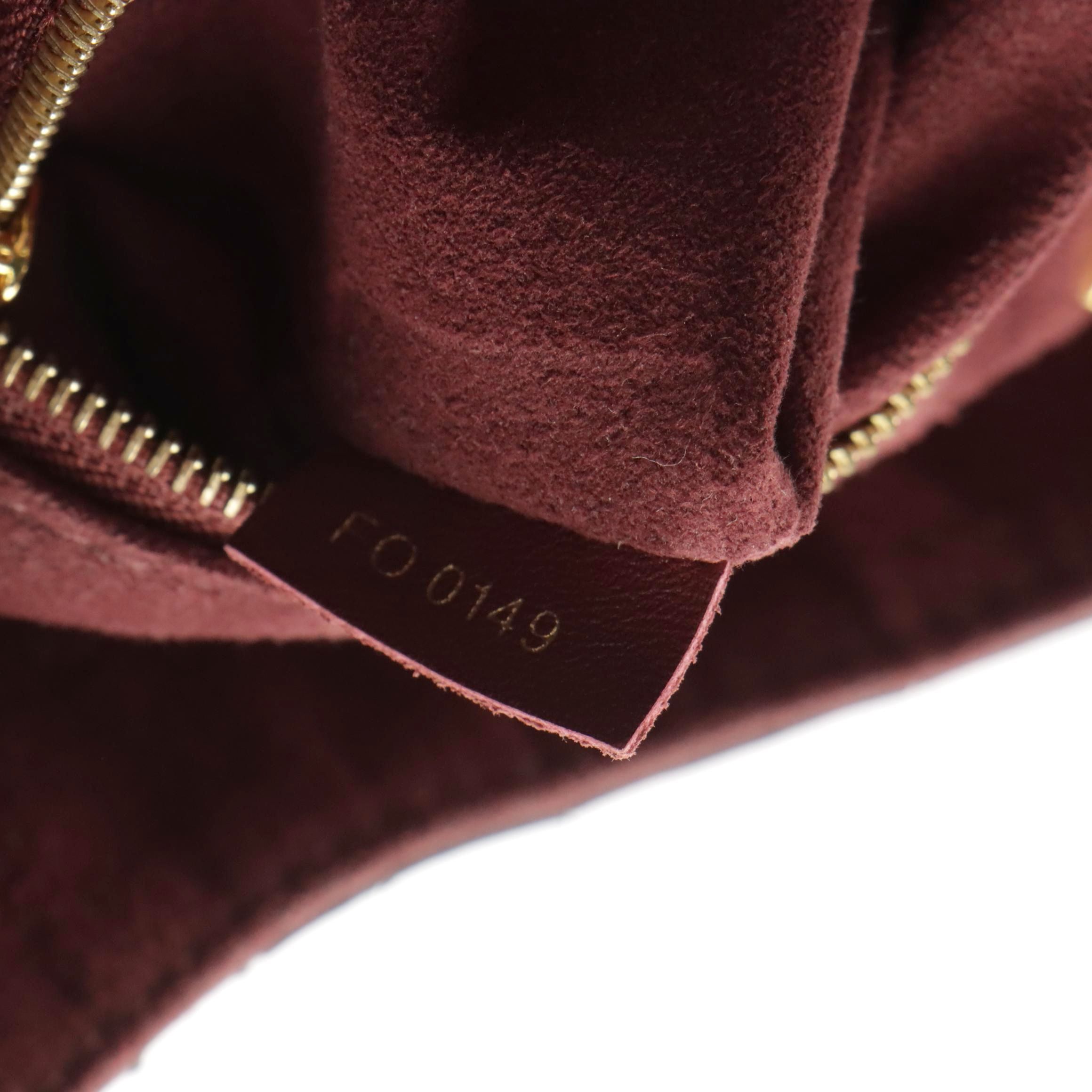 Louis Vuitton Flower Hobo Bag in Monogram Canvas and Bordeaux Leather Trim