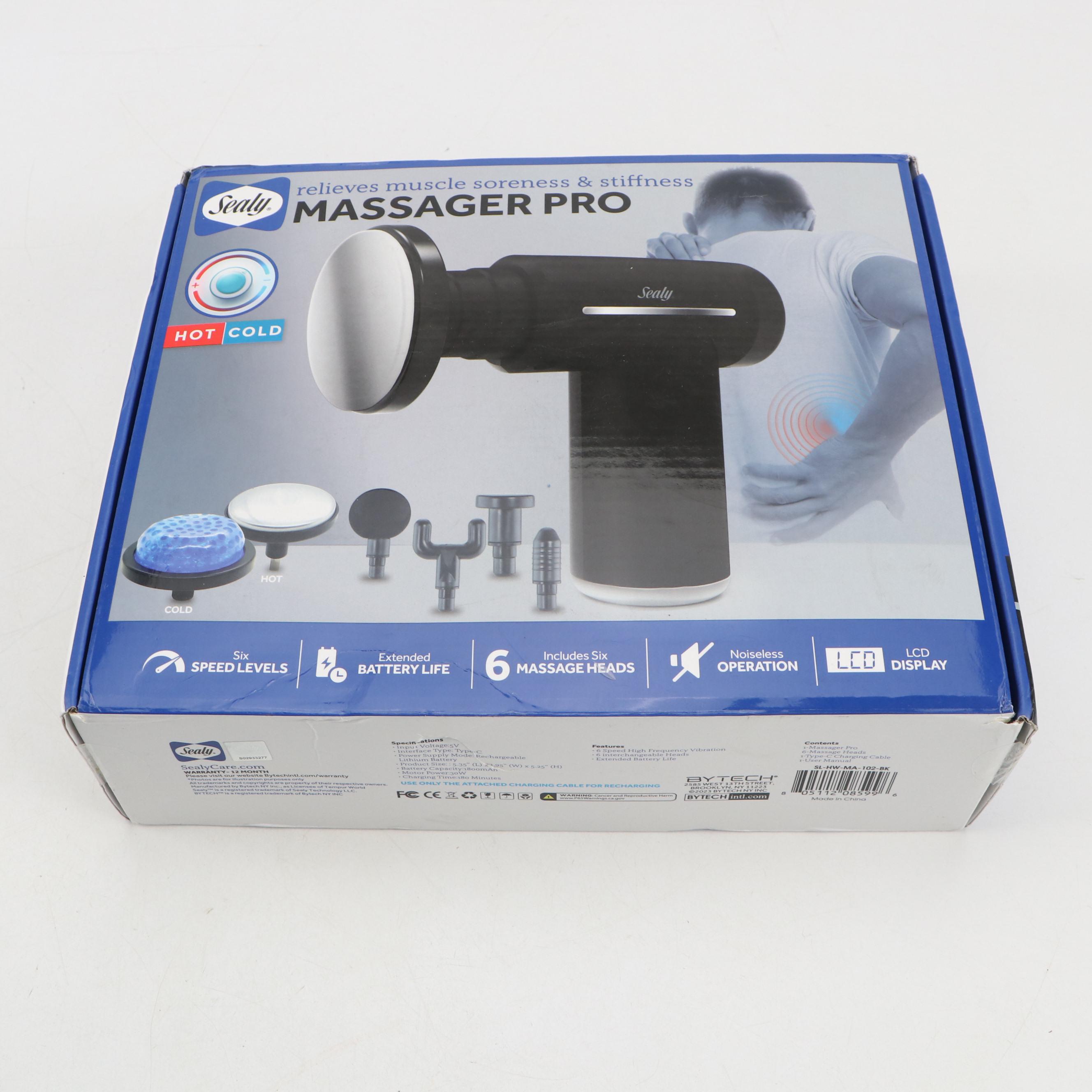 Sealy Massager Pro and Wizard Eye Mask Electric Heated Eye Mask