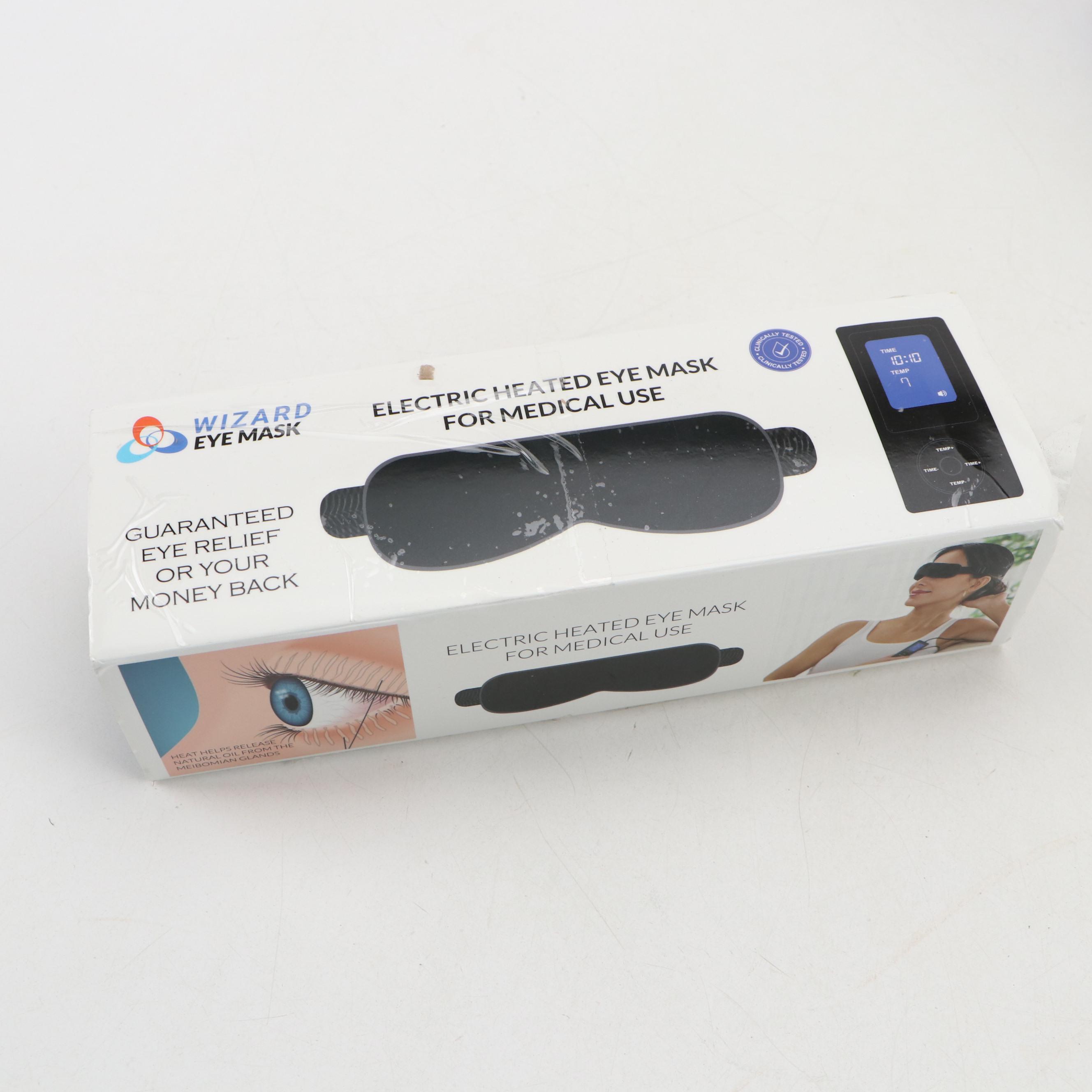 Sealy Massager Pro and Wizard Eye Mask Electric Heated Eye Mask